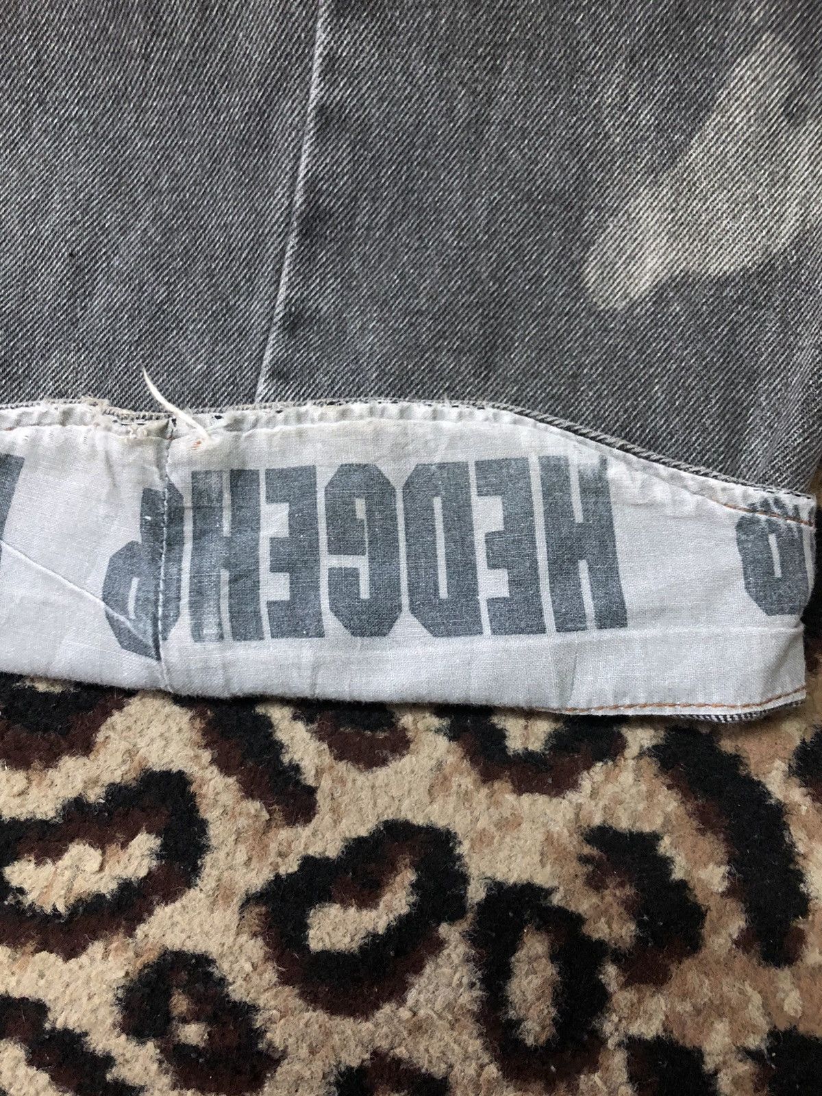 Vintage VINTAGE HED GEHOP COMING FROM NY DISTRESSED DENIM Size US 30 / EU 46 - 9 Thumbnail