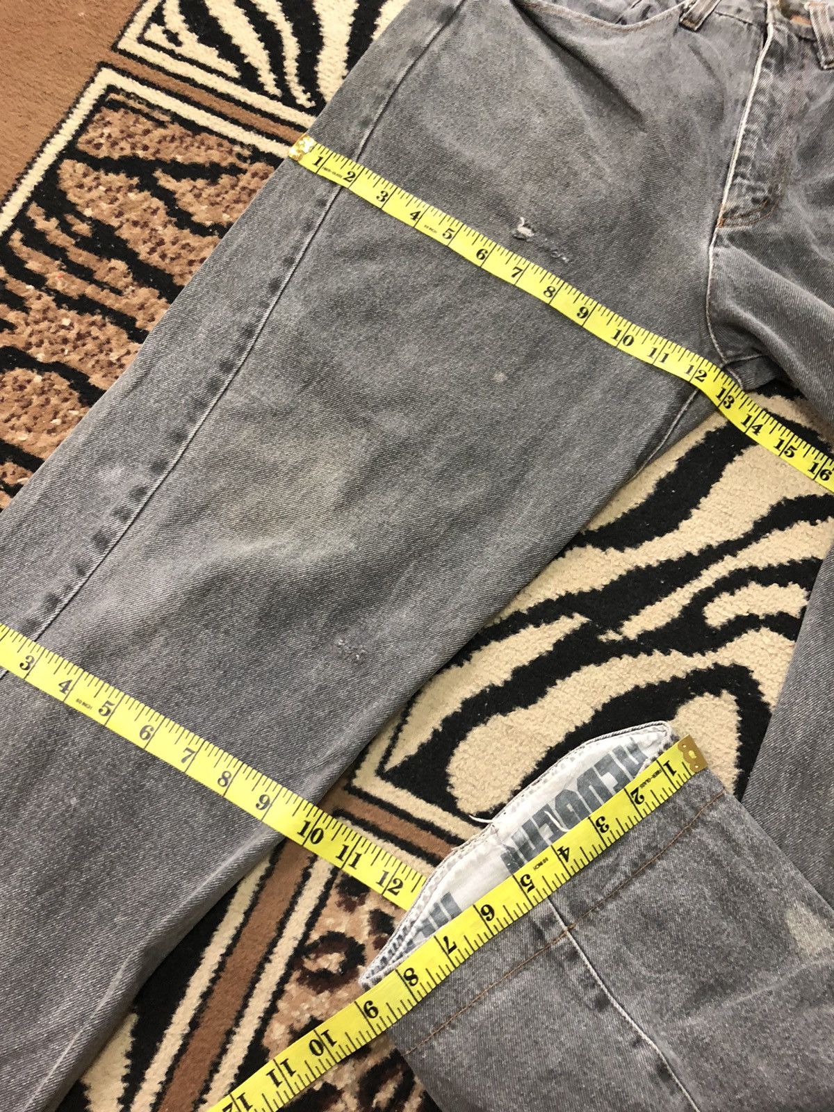 Vintage VINTAGE HED GEHOP COMING FROM NY DISTRESSED DENIM Size US 30 / EU 46 - 18 Thumbnail