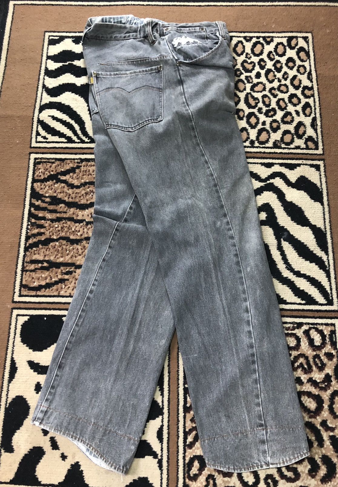Vintage VINTAGE HED GEHOP COMING FROM NY DISTRESSED DENIM Size US 30 / EU 46 - 6 Thumbnail