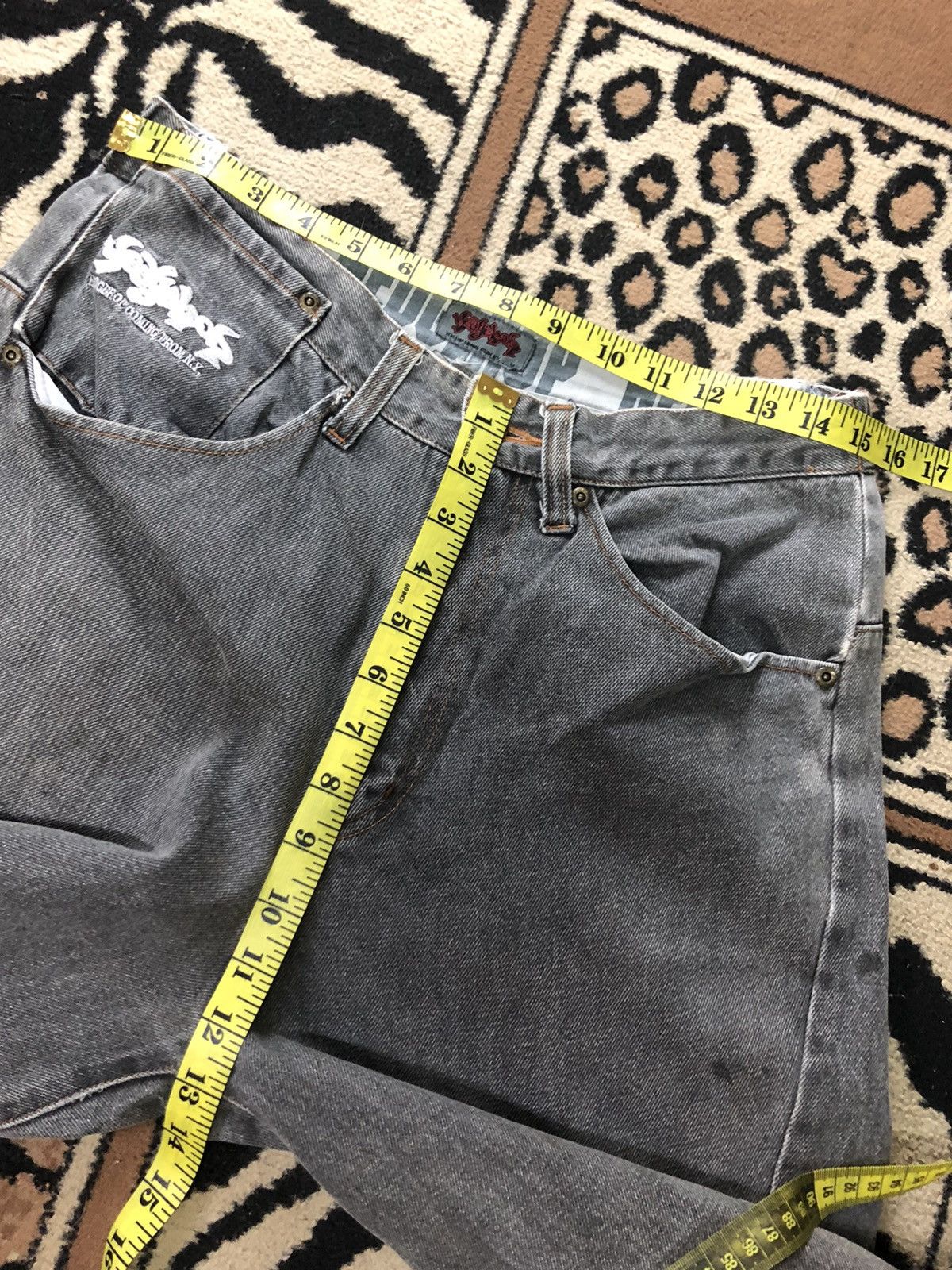 Vintage VINTAGE HED GEHOP COMING FROM NY DISTRESSED DENIM Size US 30 / EU 46 - 16 Thumbnail