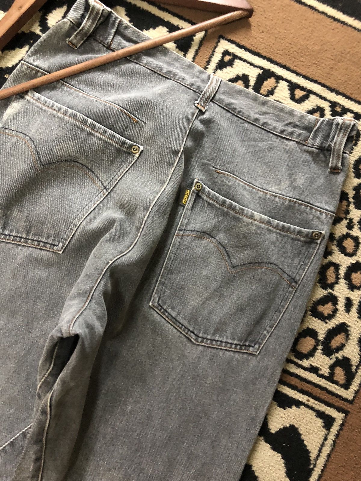 Vintage VINTAGE HED GEHOP COMING FROM NY DISTRESSED DENIM Size US 30 / EU 46 - 3 Thumbnail