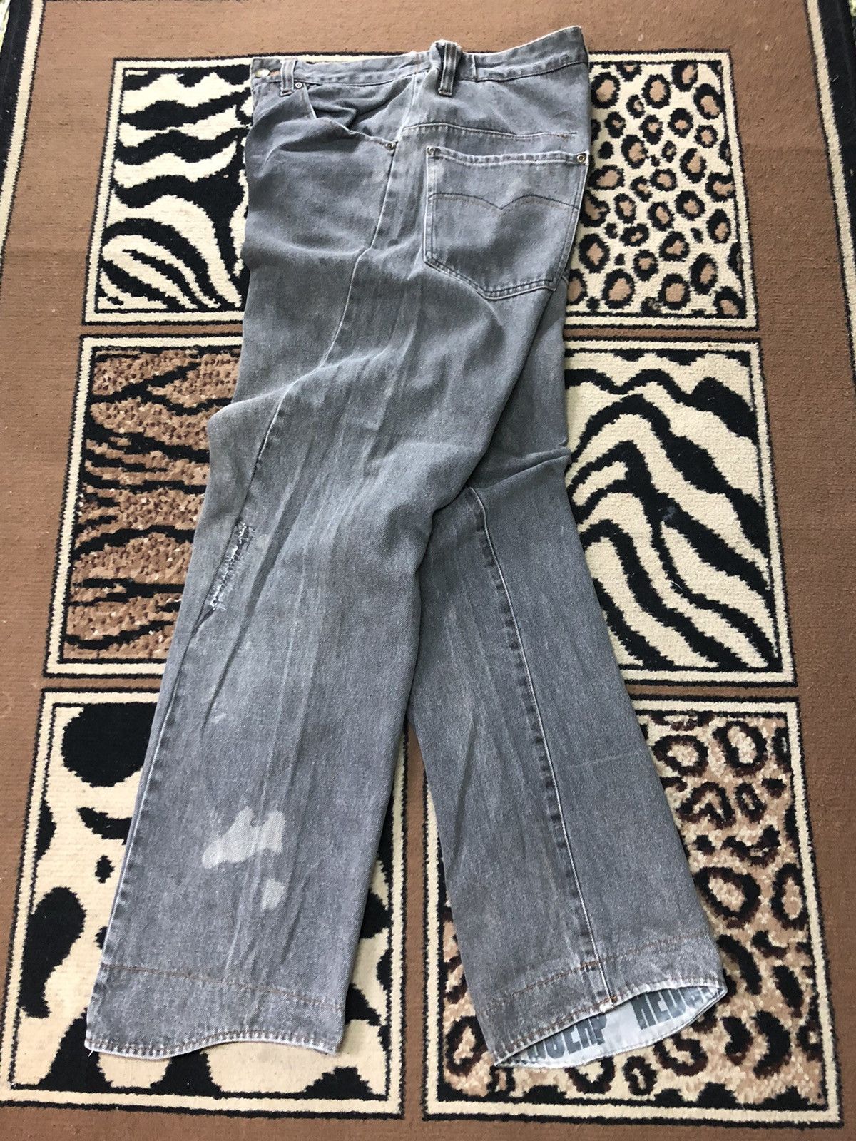 Vintage VINTAGE HED GEHOP COMING FROM NY DISTRESSED DENIM Size US 30 / EU 46 - 5 Thumbnail