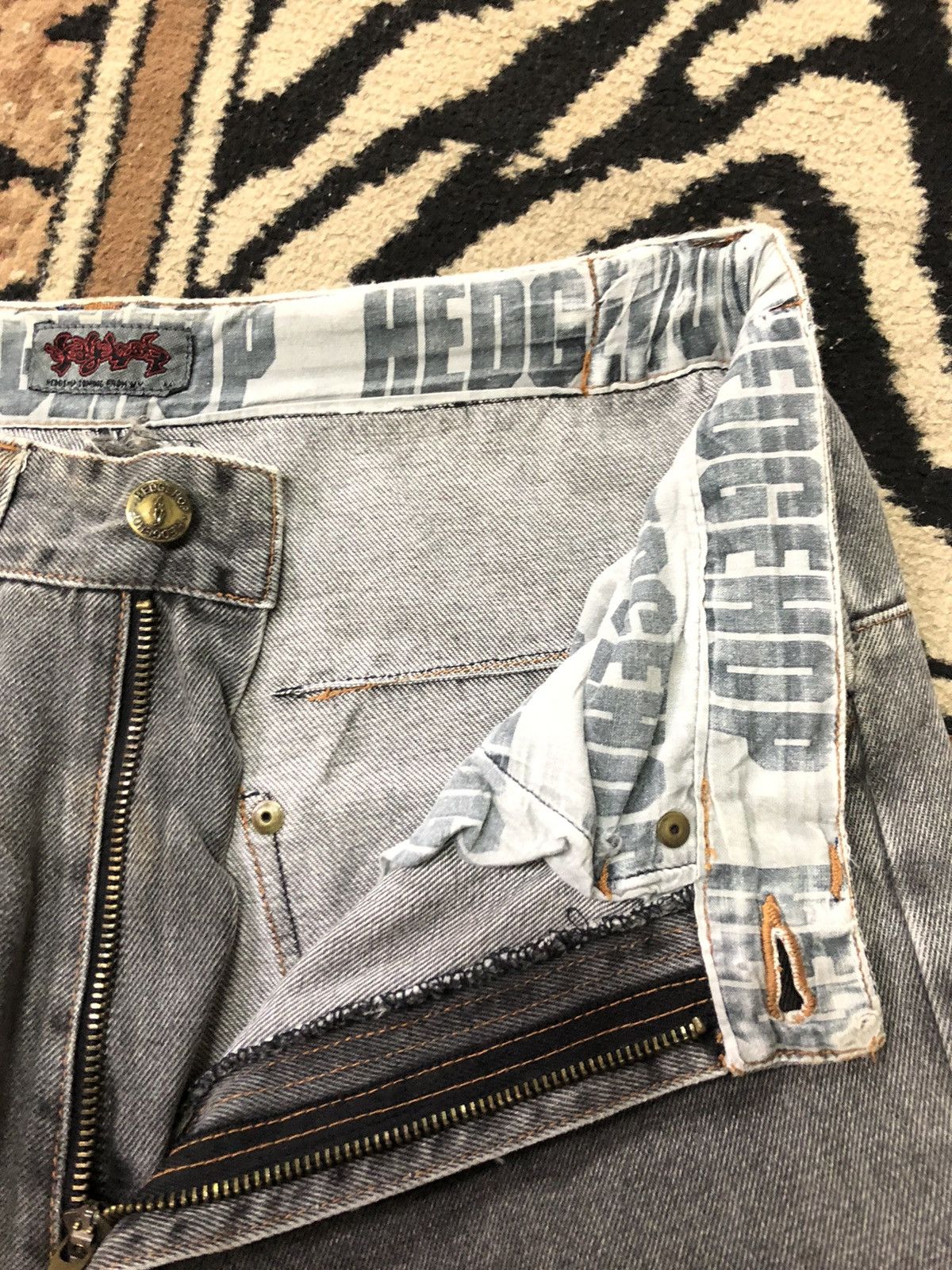 Vintage VINTAGE HED GEHOP COMING FROM NY DISTRESSED DENIM Size US 30 / EU 46 - 12 Thumbnail