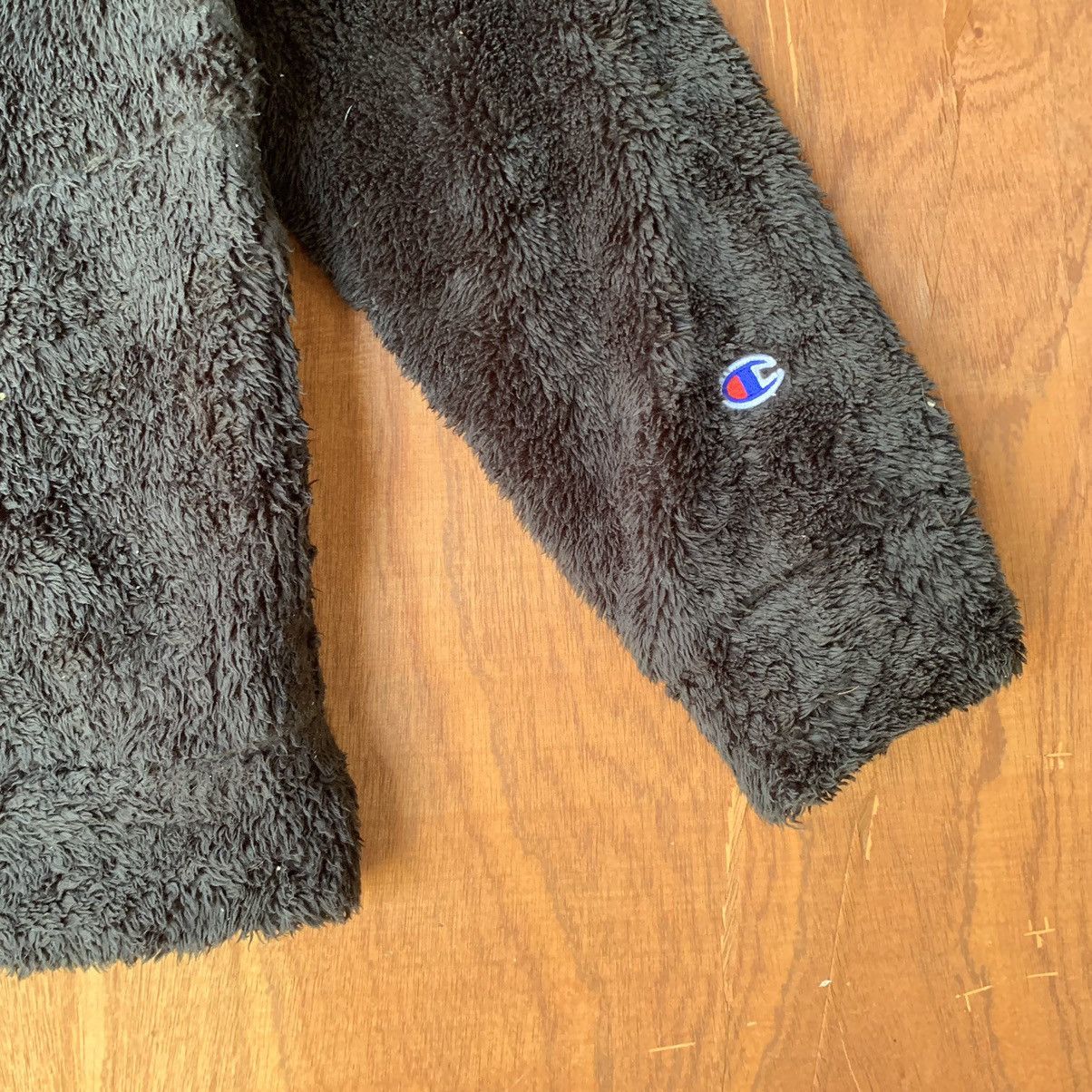 Champion × Vintage Vintage Champion fleece jacket hooded Size US L / EU 52-54 / 3 - 8 Thumbnail