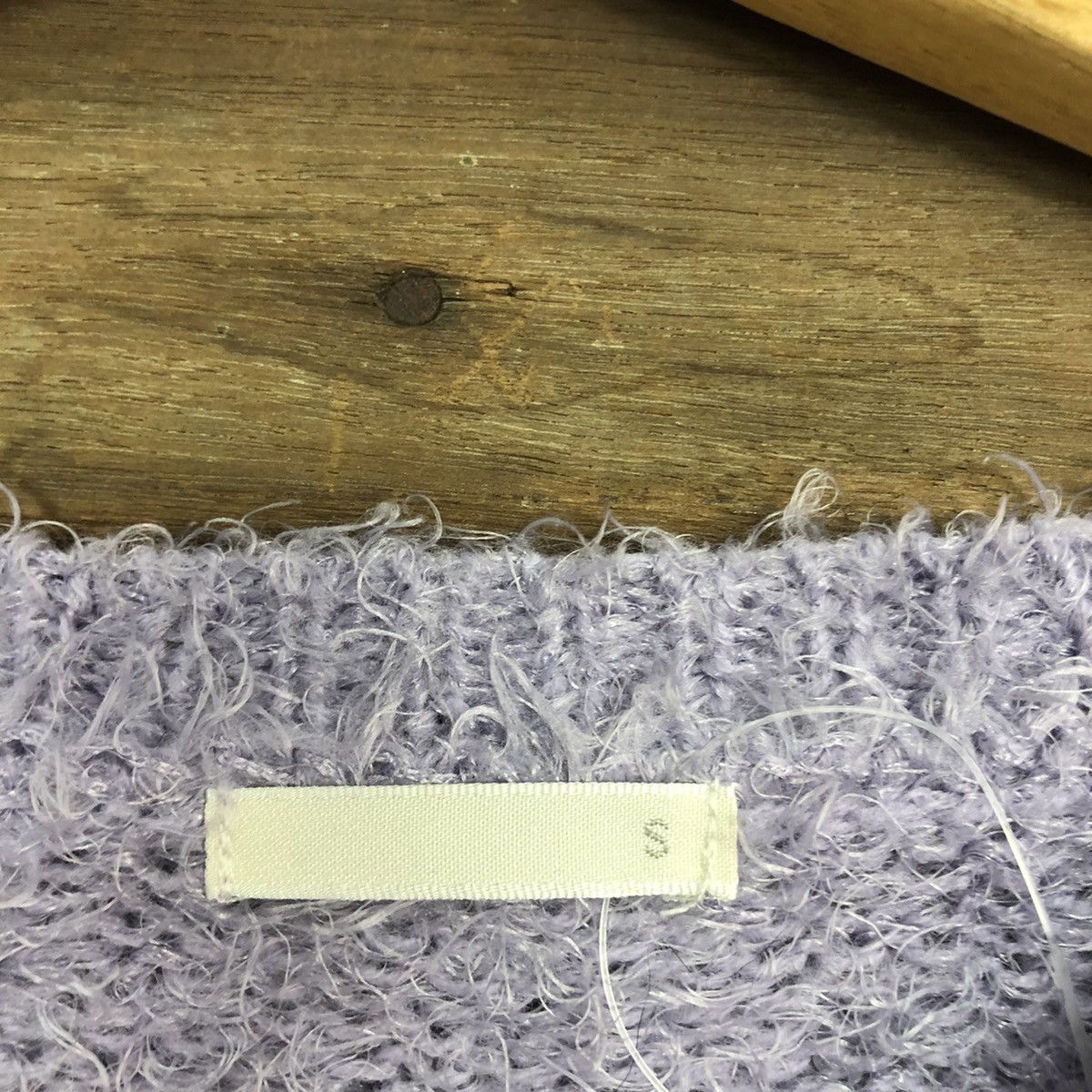 Japanese Brand DL GU Japan Purple Mohair shag shaggy Knitwear #B637 Size S / US 4 / IT 40 - 10 Thumbnail