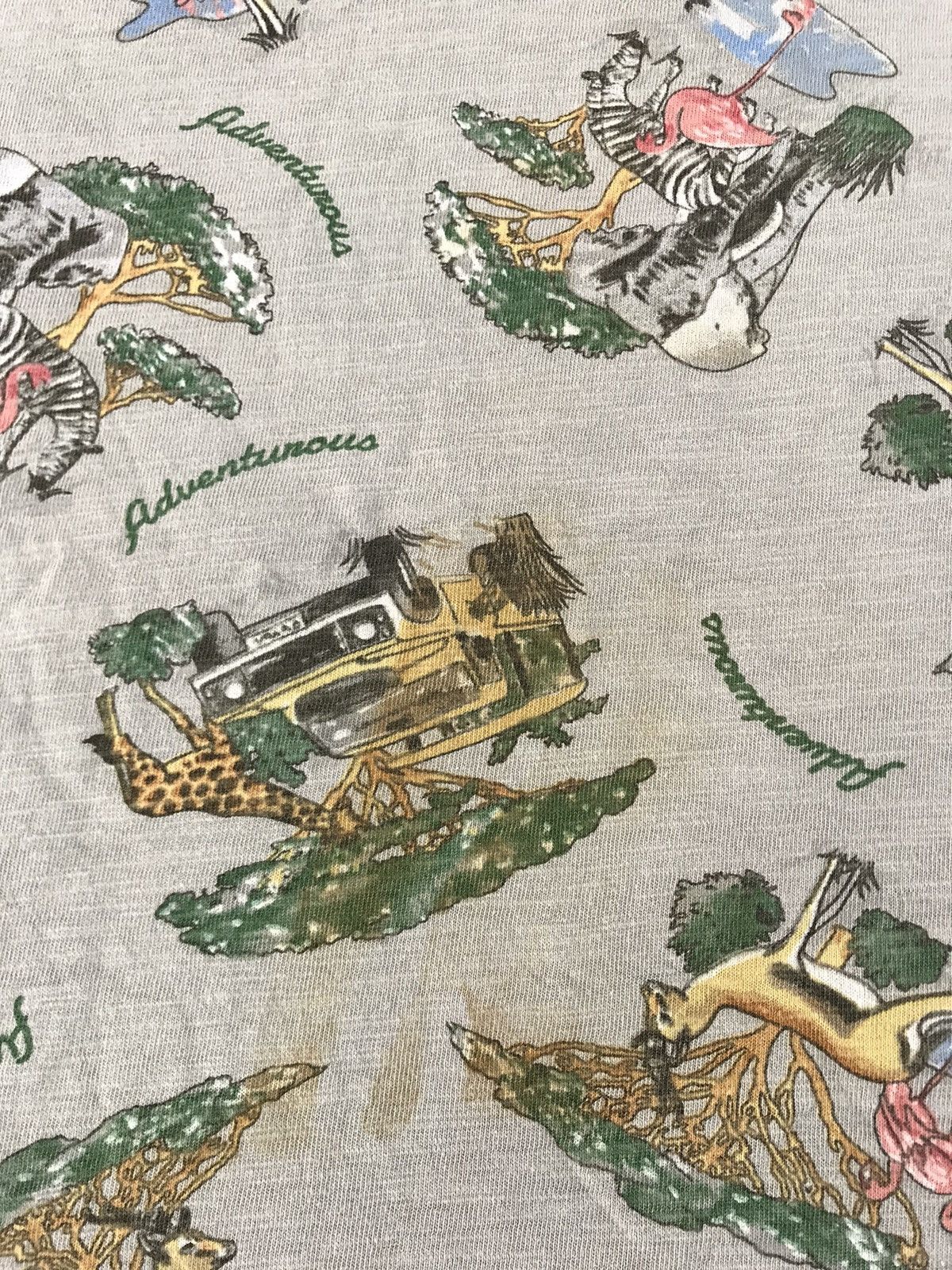 Japanese Brand Adventorous Night Safari Over Printed Tee Size M / US 6-8 / IT 42-44 - 8 Thumbnail