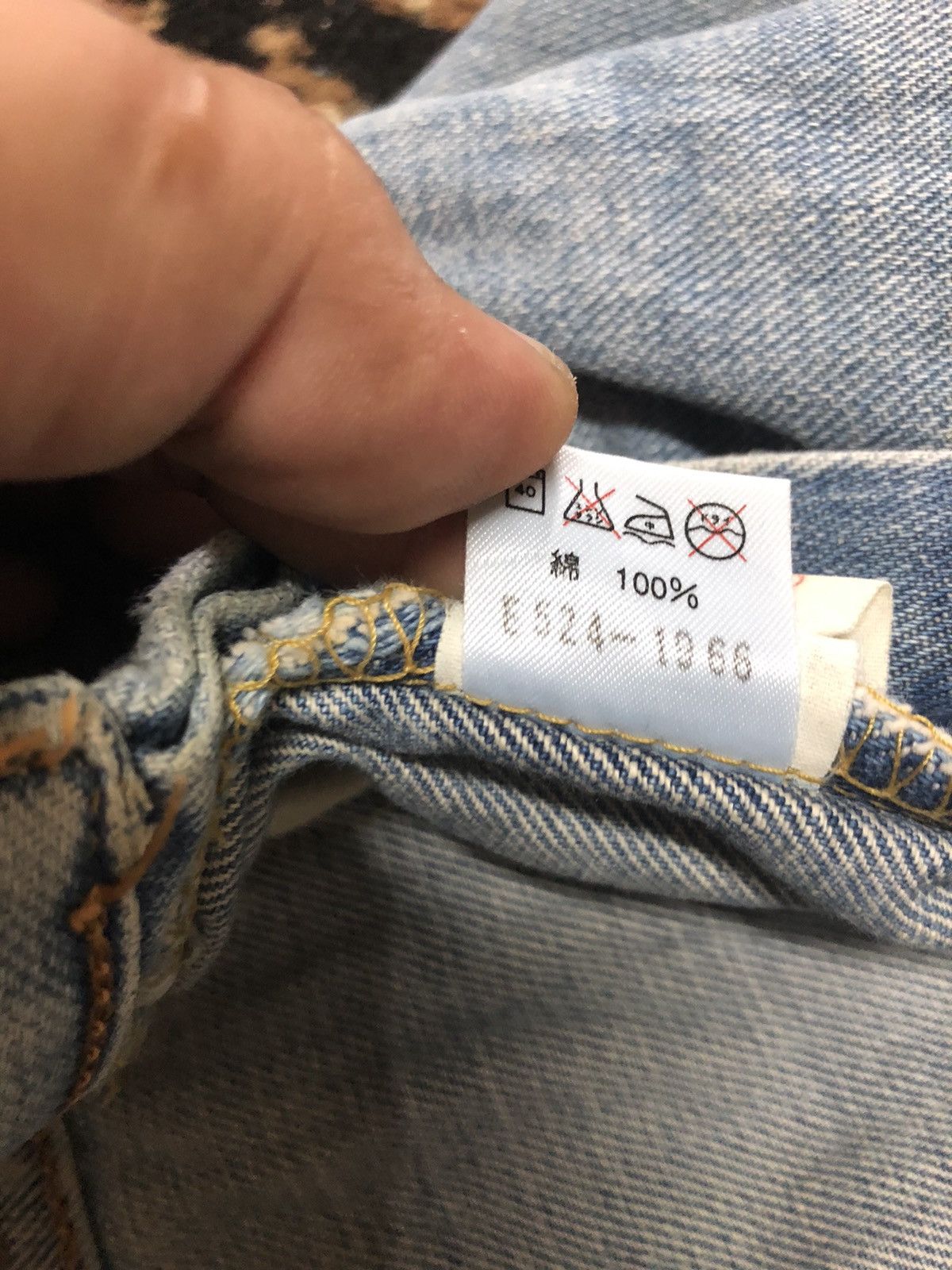 Lee × Salvage × Vintage VINTAGE SELVEDGE MISS LEE RIDER LIGHT BLUE DISTRESSED DENIM Size US 28 / EU 44 - 10 Thumbnail