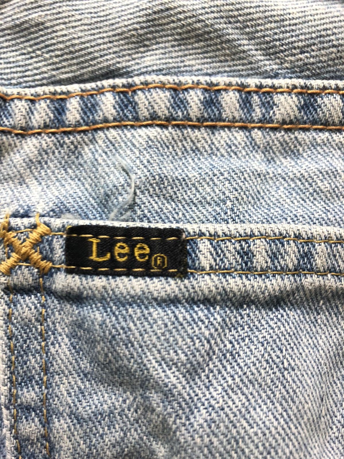 Lee × Salvage × Vintage VINTAGE SELVEDGE MISS LEE RIDER LIGHT BLUE DISTRESSED DENIM Size US 28 / EU 44 - 13 Thumbnail