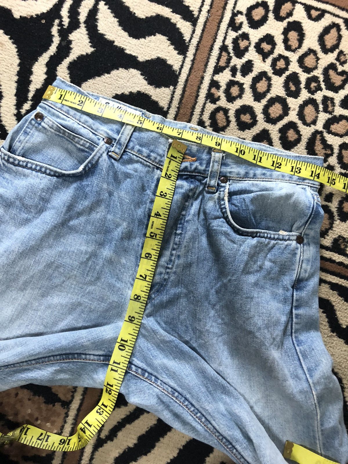 Lee × Salvage × Vintage VINTAGE SELVEDGE MISS LEE RIDER LIGHT BLUE DISTRESSED DENIM Size US 28 / EU 44 - 17 Thumbnail