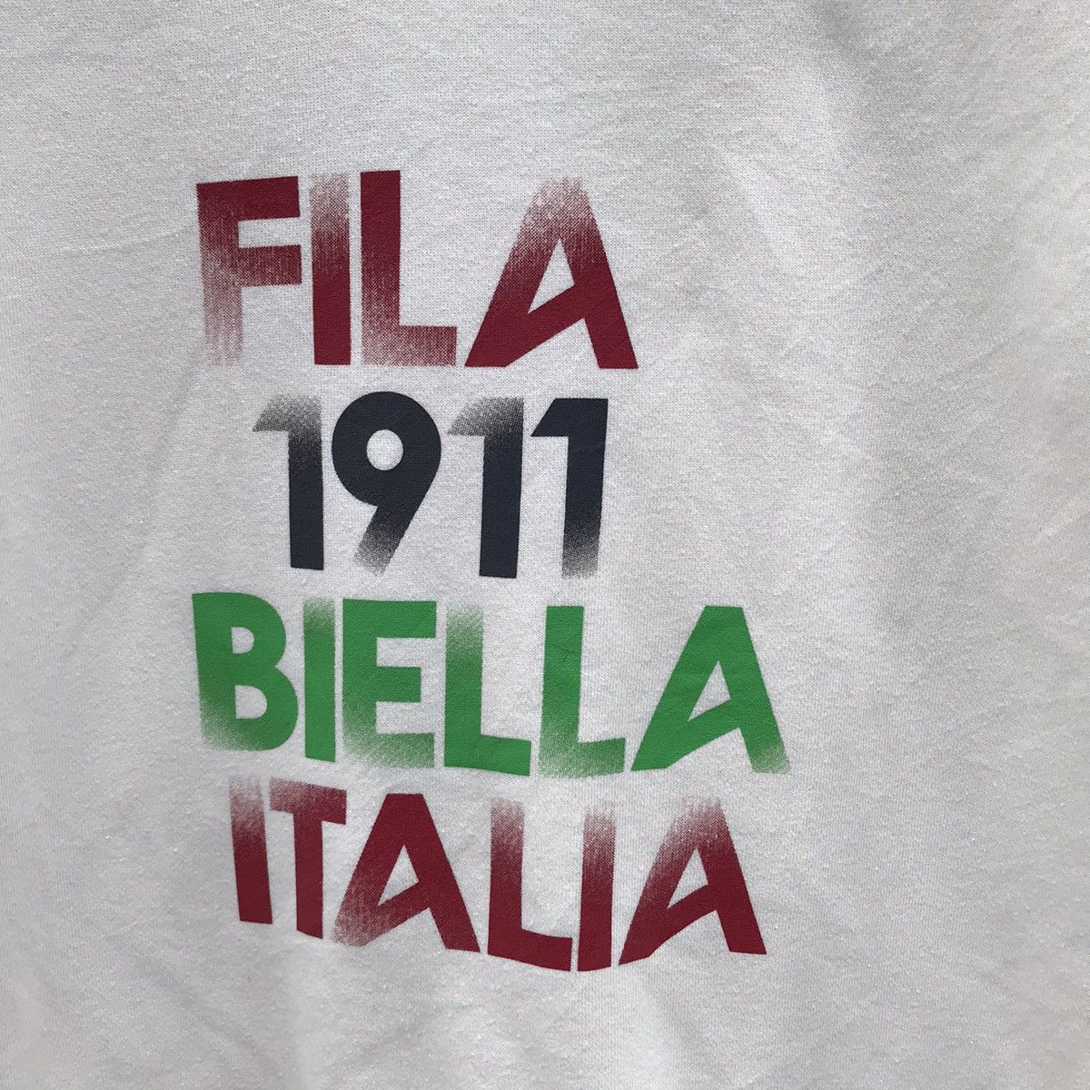 Fila Fila Biella Italia Big Logo Sweatshirt Size US XL / EU 56 / 4 - 2 Thumbnail