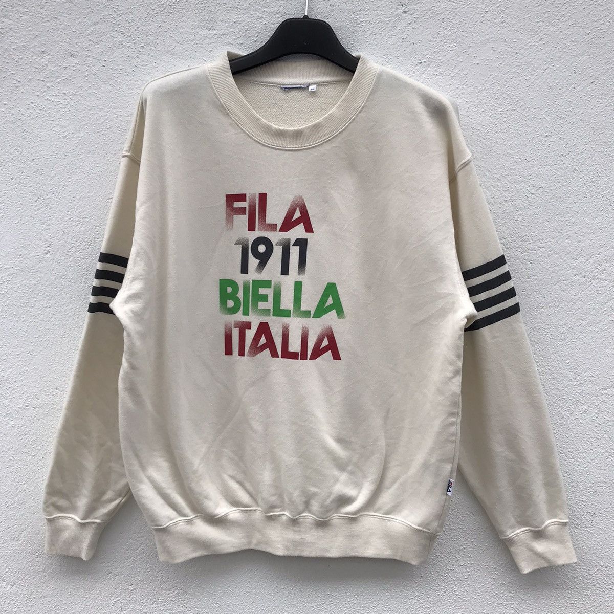 Fila Fila Biella Italia Big Logo Sweatshirt Size US XL / EU 56 / 4 - 1 Thumbnail