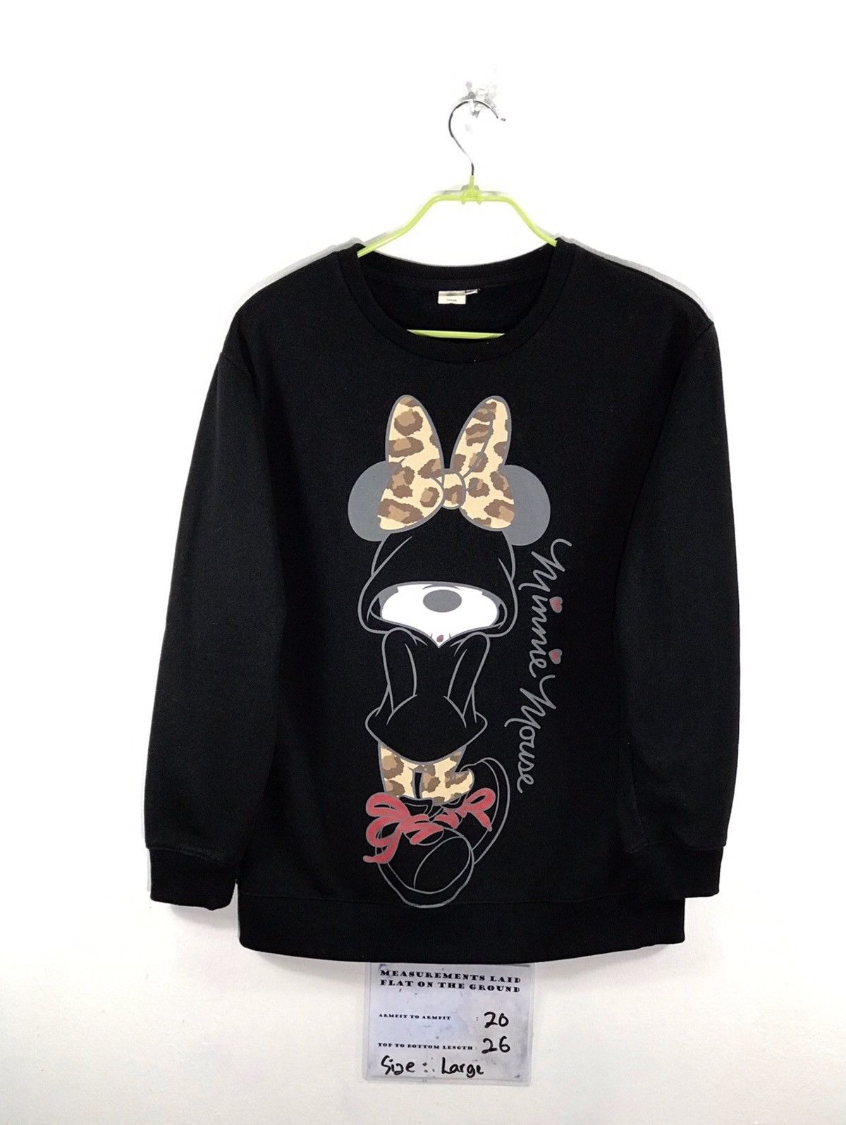 Disney minnie mouse big logo jumper sweatshirt Size US M / EU 48-50 / 2 - 1 Thumbnail