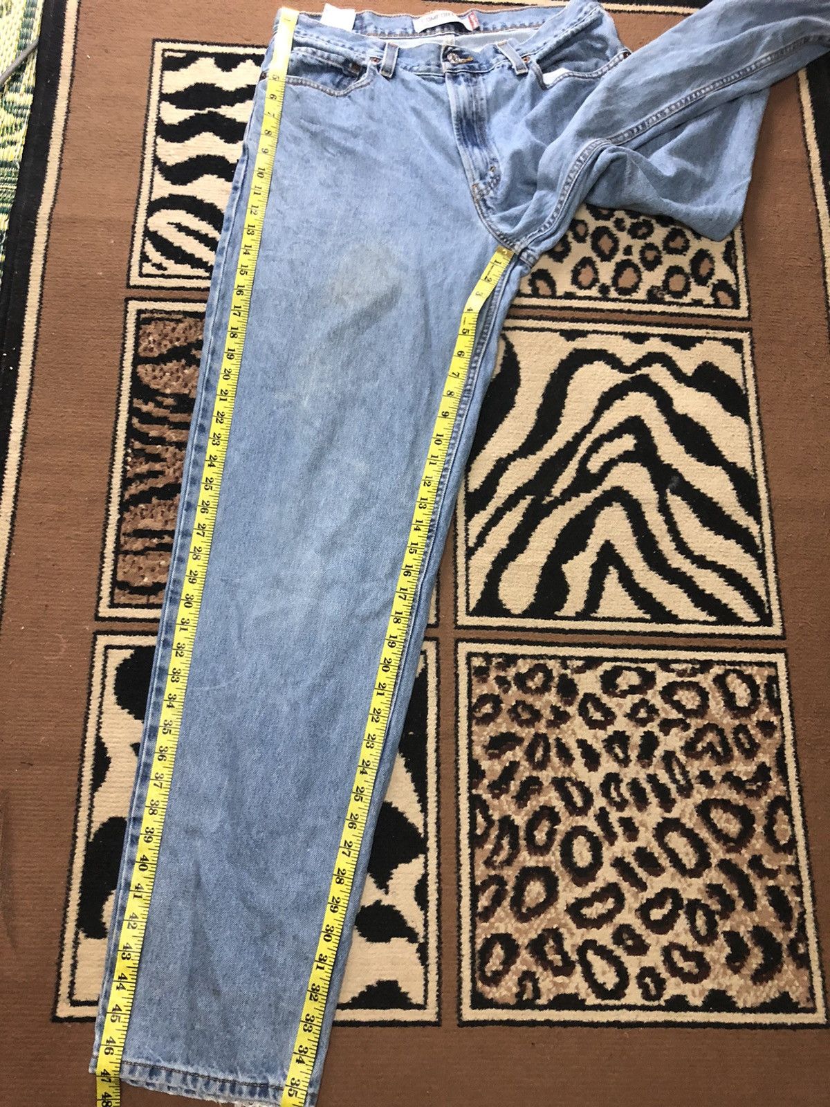 Levi's × Vintage VINTAGE LEVIS 560 COMFORT FIT LIGHT BLUE WASH DISTRESED Size US 32 / EU 48 - 17 Thumbnail