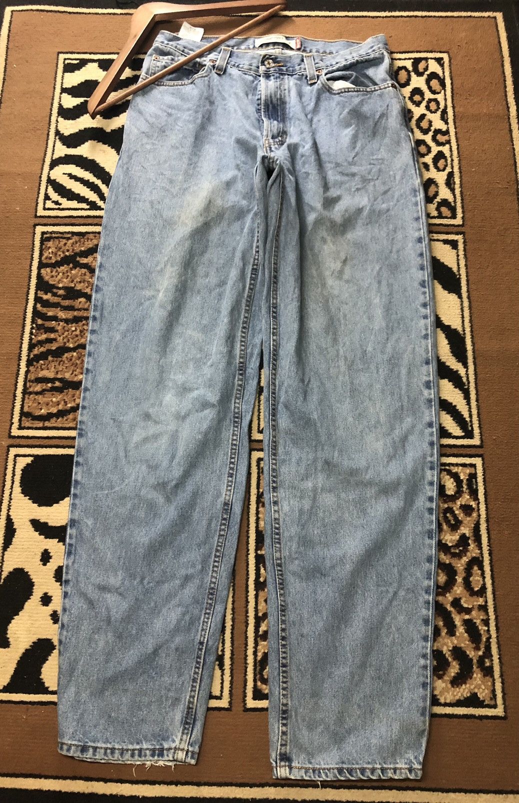 Levi's × Vintage VINTAGE LEVIS 560 COMFORT FIT LIGHT BLUE WASH DISTRESED Size US 32 / EU 48 - 2 Thumbnail