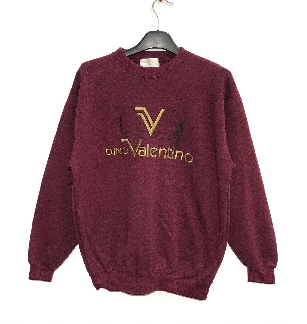 Valentino Dino Valentino Embroidery Big Logo Sweatshirt Size US M / EU 48-50 / 2 - 1 Thumbnail