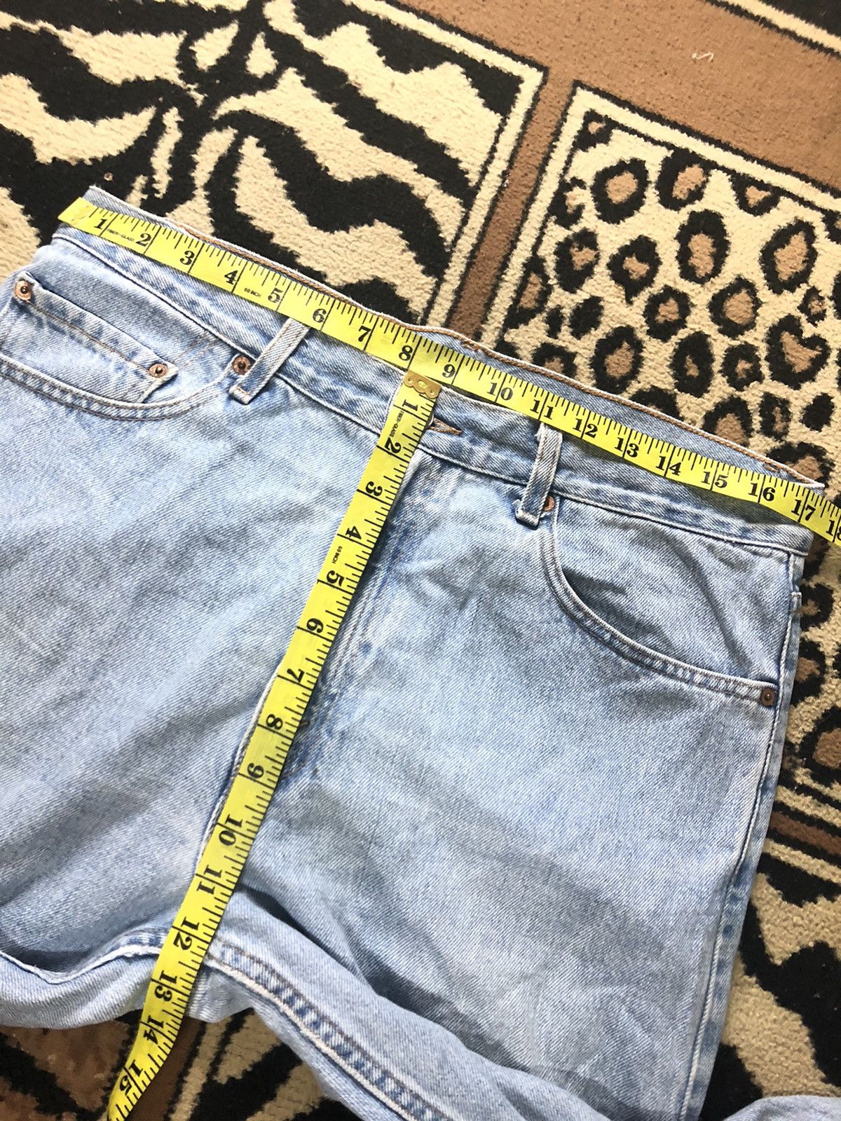 Levi's Vintage Clothing × Vintage VTG LEVIS 505 REGULAR FIT STRAIGHT LEG LIGHT BLUE WASH DENI Size US 34 / EU 50 - 13 Thumbnail
