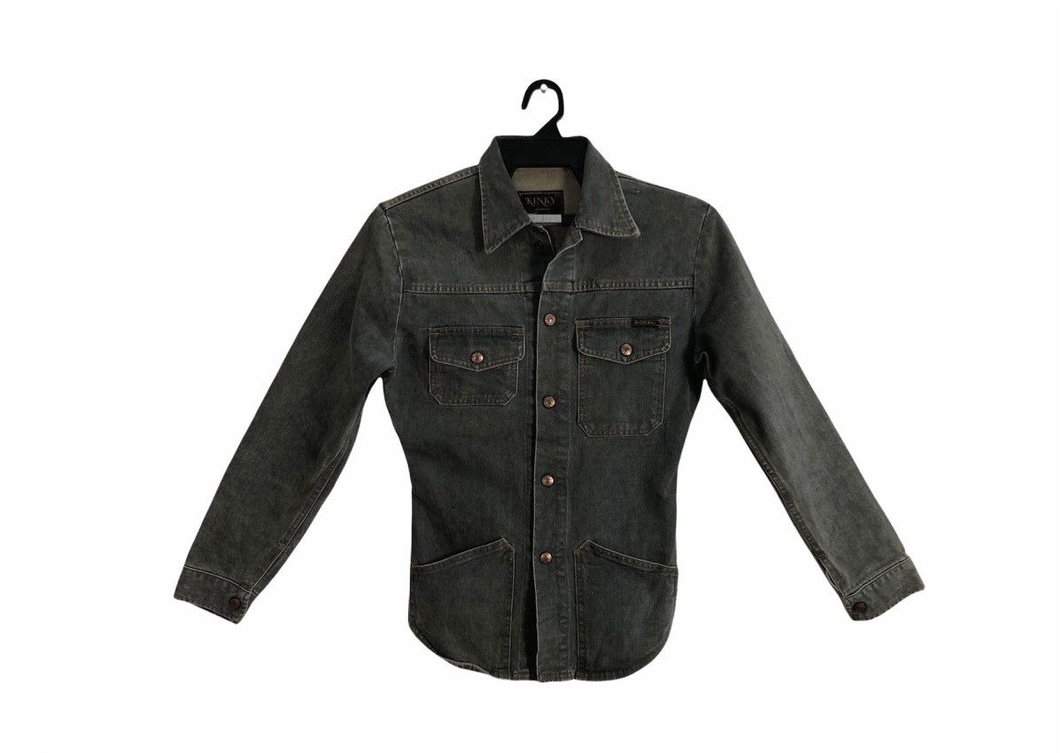 Hysteric Glamour 90s Kinky Jeans Hysteric Glamour Indigo Jacket Multi Pocket Size US S / EU 44-46 / 1 - 1 Thumbnail