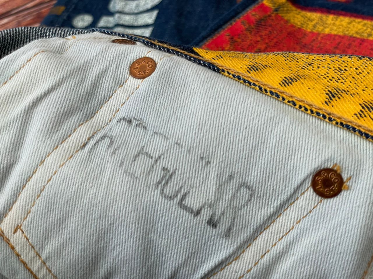 Levi's Levis 501 Jeans Banner LVC Selvedge Vintage Size US 32 / EU 48 - 16 Thumbnail