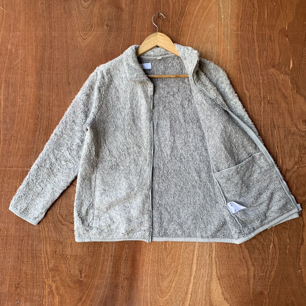 Japanese Brand × Uniqlo Uniqlo fluffy fleece jacket fits L XL Size XL / US 12-14 / IT 48-50 - 4 Thumbnail