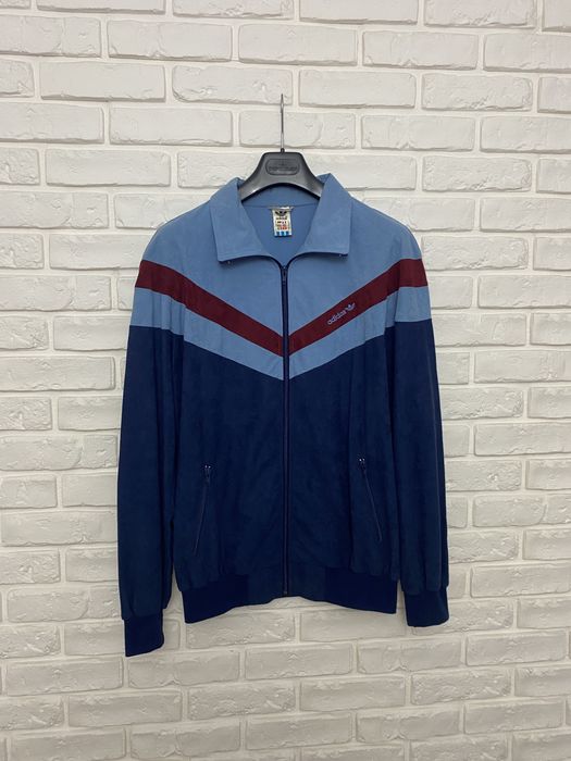 Adidas 70s 80s Adidas Track Jacket Triacetate Top Size XL | Grailed