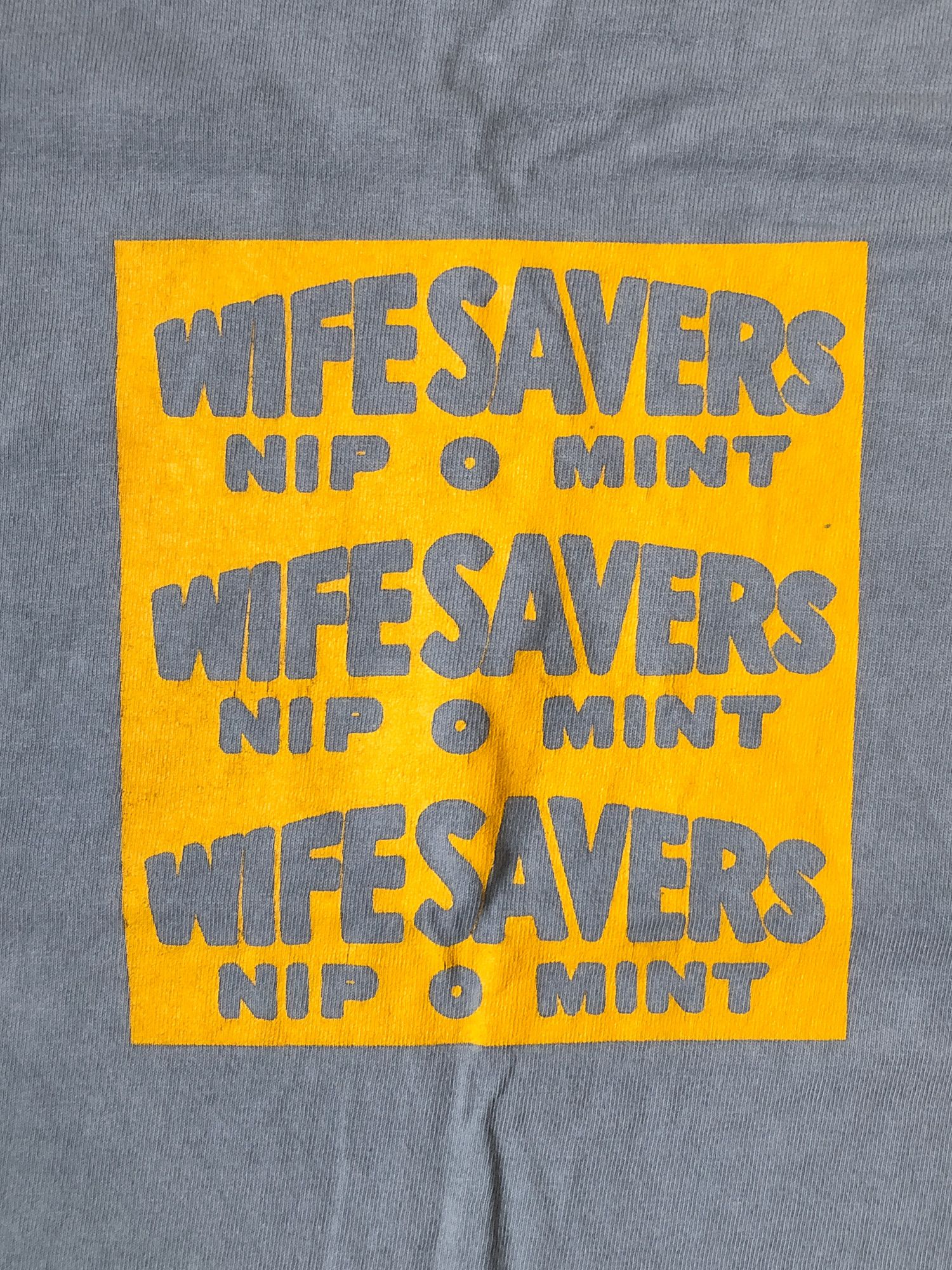 Vintage 90s Single Stitch 'Wife Savers Nip O Mint' T-Shirt Size US S / EU 44-46 / 1 - 3 Thumbnail