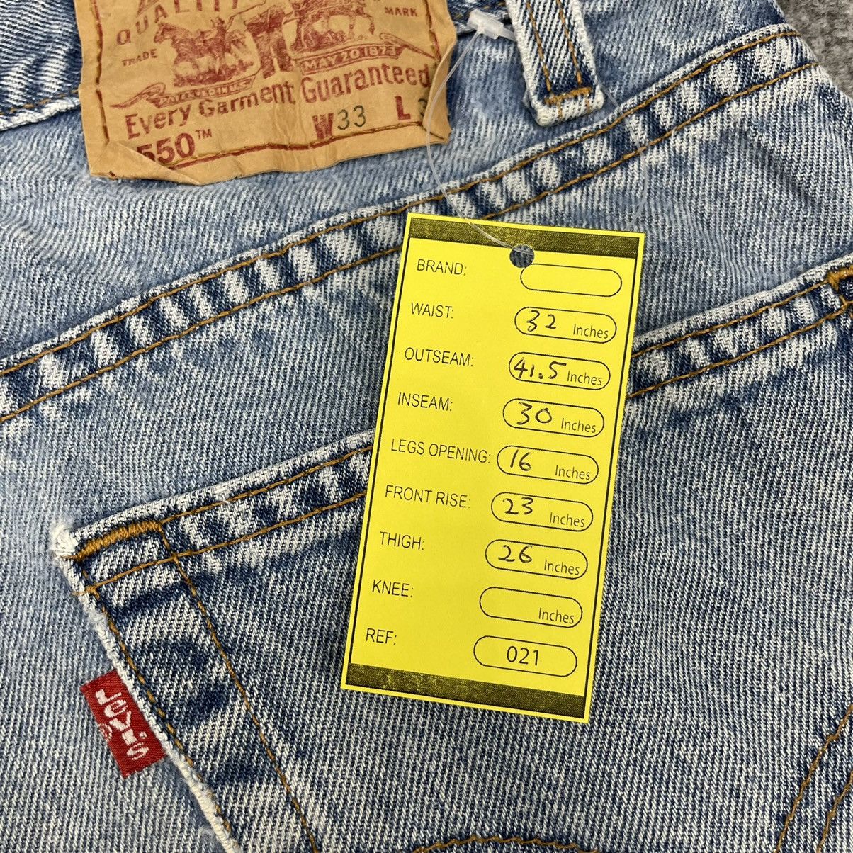 Levi's × Vintage Vintage Levi's 550 Light Wash Distressed -wc021 Size US 32 / EU 48 - 13 Thumbnail