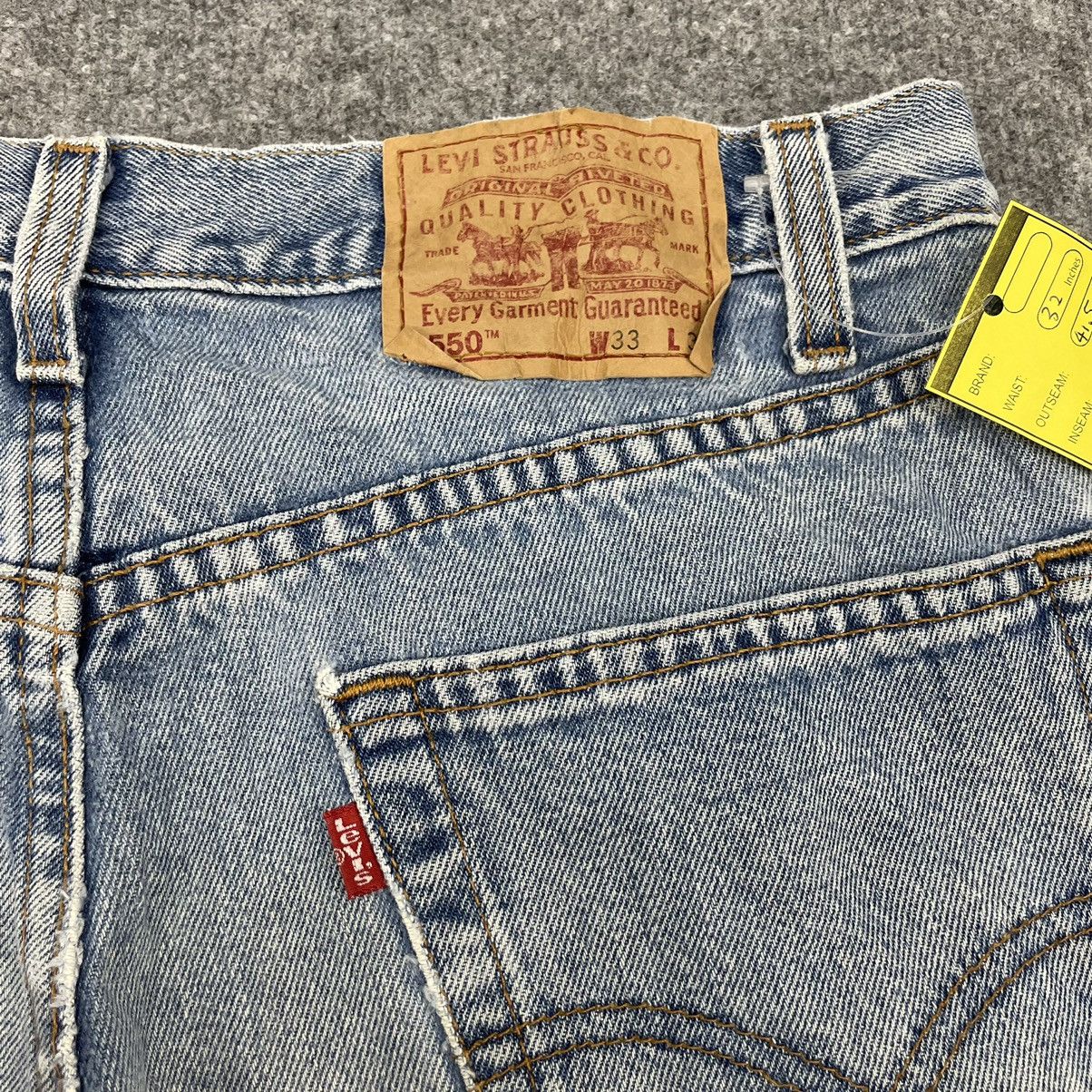 Levi's × Vintage Vintage Levi's 550 Light Wash Distressed -wc021 Size US 32 / EU 48 - 12 Thumbnail