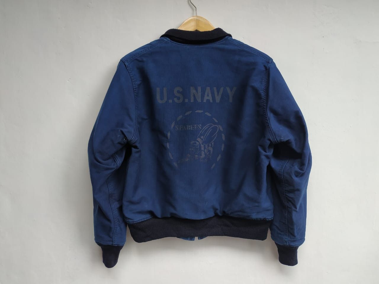Buzz Rickson's Fit S to M, Vtg Buzzrickson Natural Indigo Dyed Deck Jacket Size US S / EU 44-46 / 1 - 1 Thumbnail