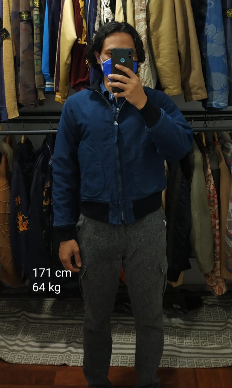 Buzz Rickson's Fit S to M, Vtg Buzzrickson Natural Indigo Dyed Deck Jacket Size US S / EU 44-46 / 1 - 17 Thumbnail