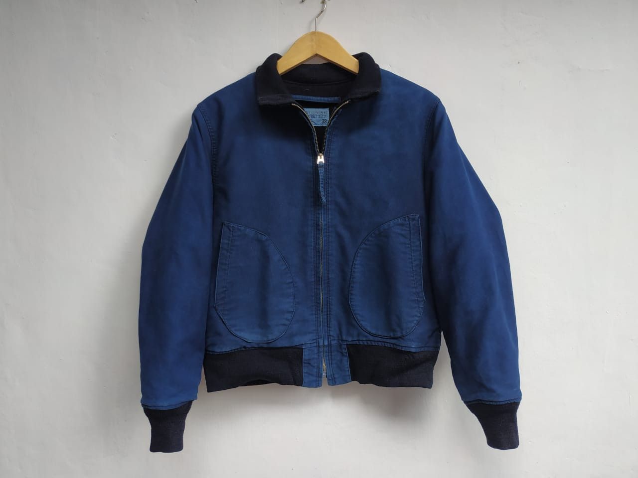 Buzz Rickson's Fit S to M, Vtg Buzzrickson Natural Indigo Dyed Deck Jacket Size US S / EU 44-46 / 1 - 2 Thumbnail