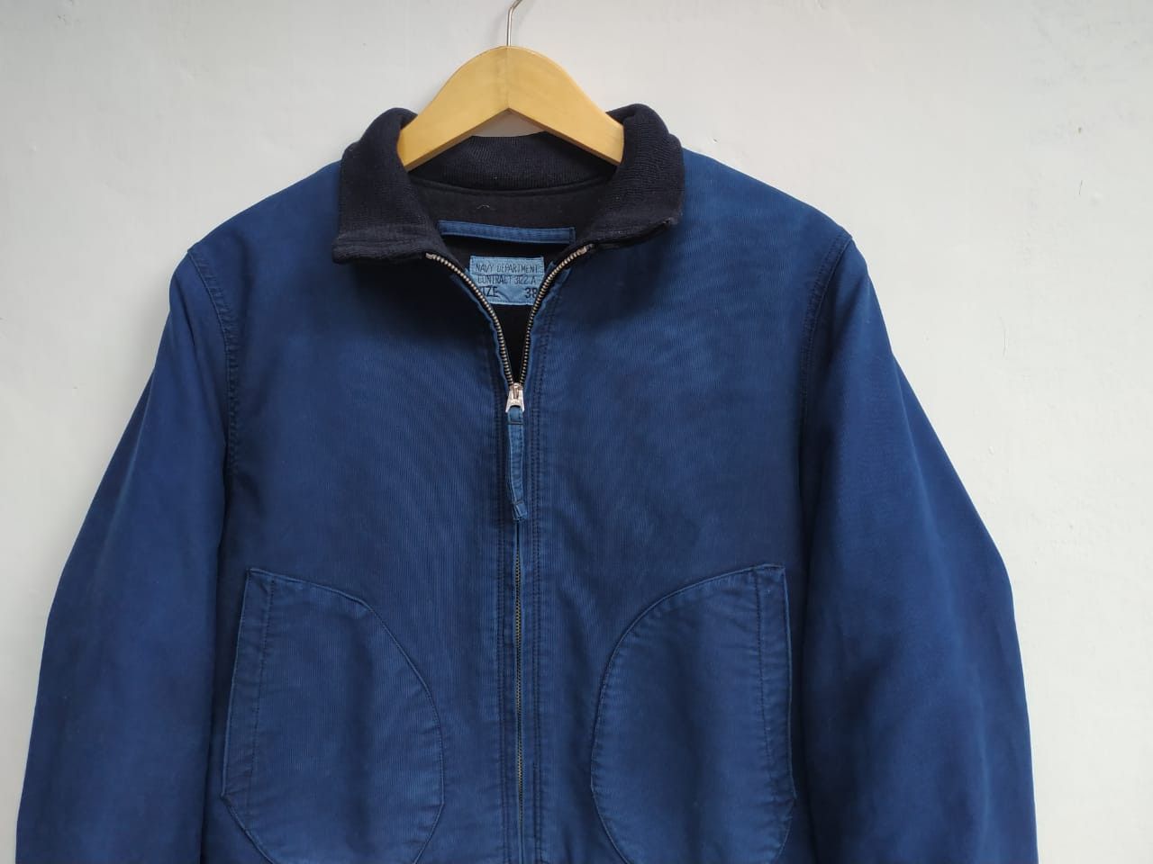 Buzz Rickson's Fit S to M, Vtg Buzzrickson Natural Indigo Dyed Deck Jacket Size US S / EU 44-46 / 1 - 9 Thumbnail