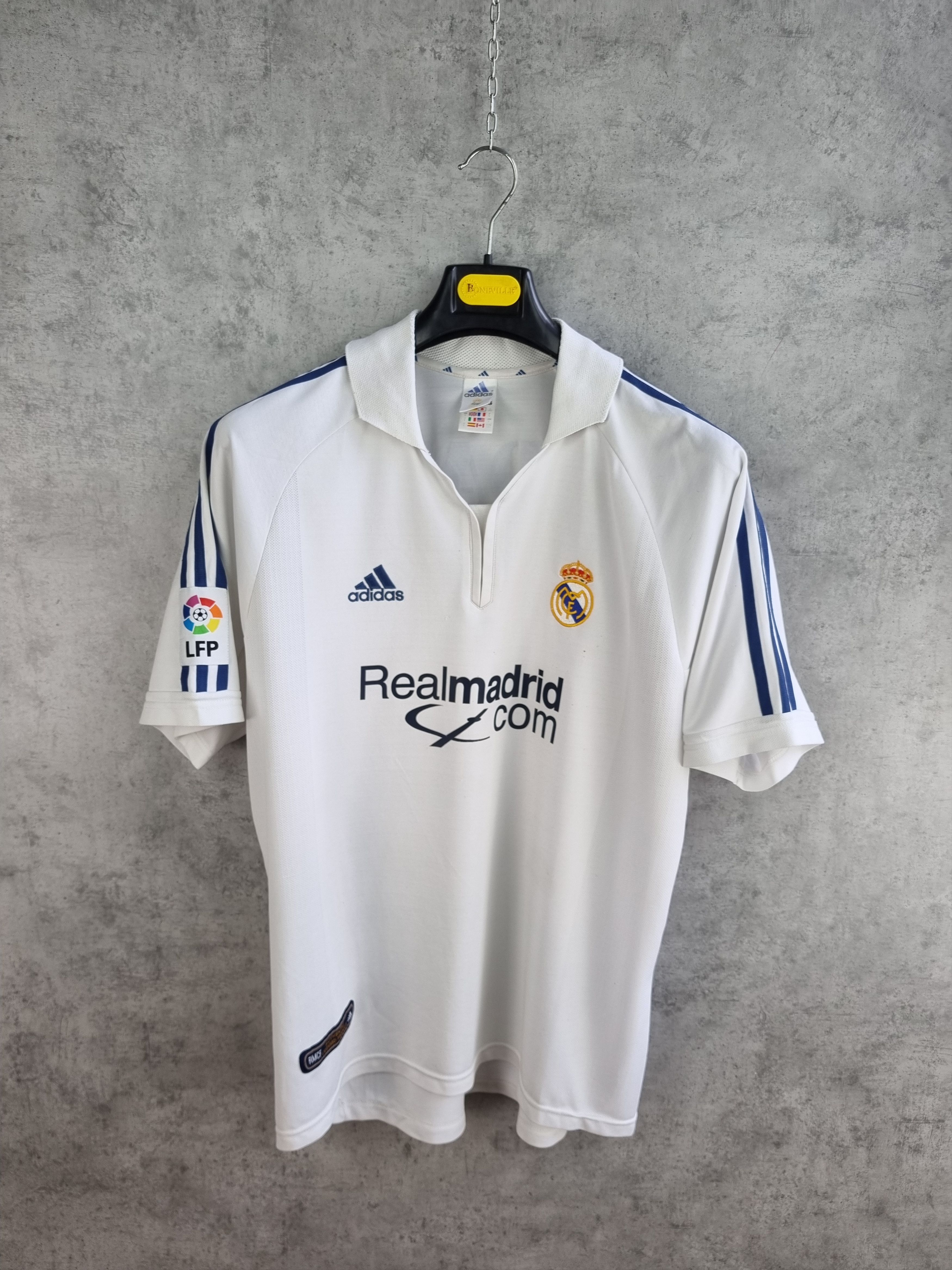 Adidas Zidane Real Madrid Adidas RMCF embroidered logo Jersey tee Size US L / EU 52-54 / 3 - 4 Thumbnail