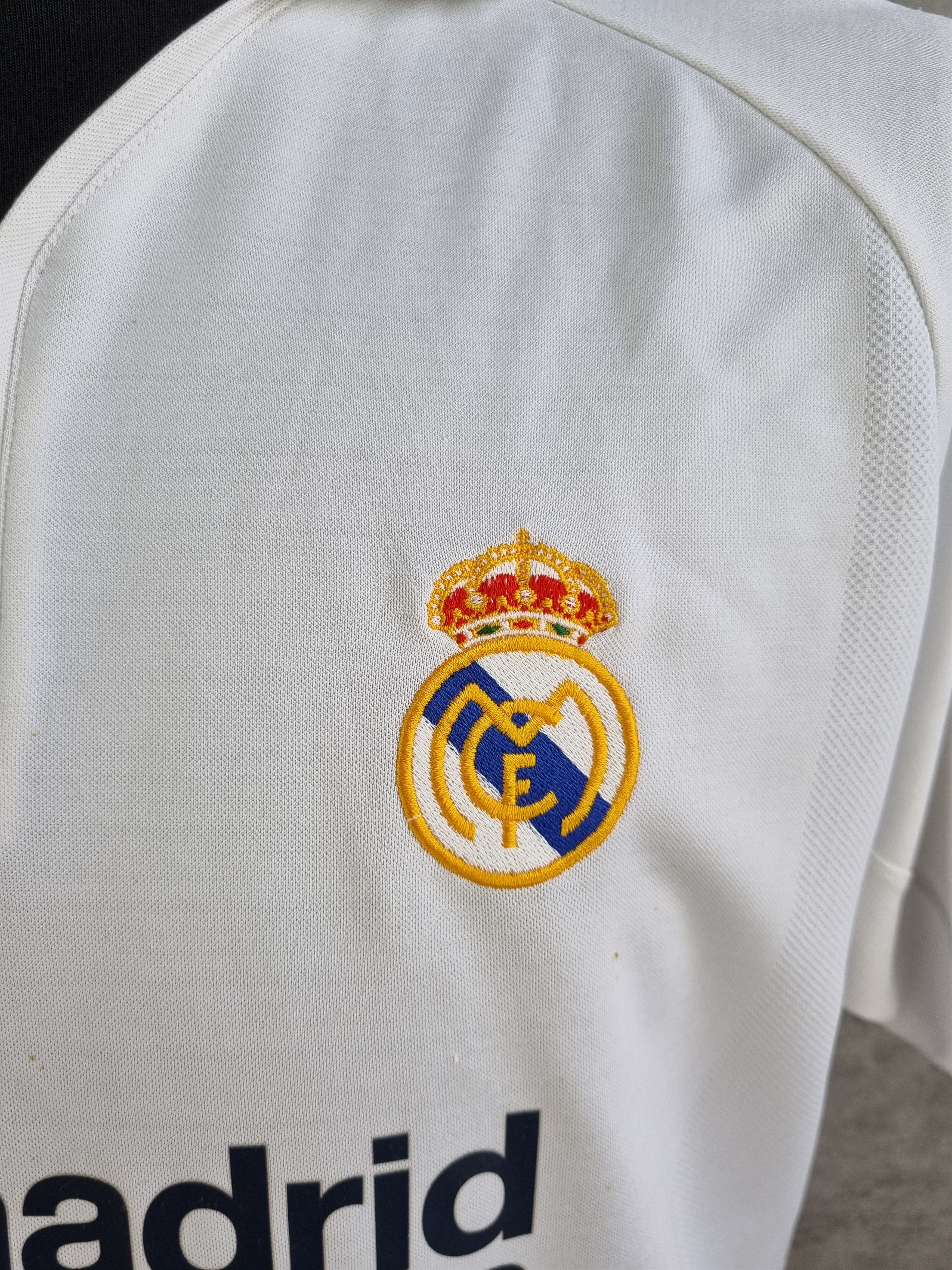 Adidas Zidane Real Madrid Adidas RMCF embroidered logo Jersey tee Size US L / EU 52-54 / 3 - 8 Thumbnail