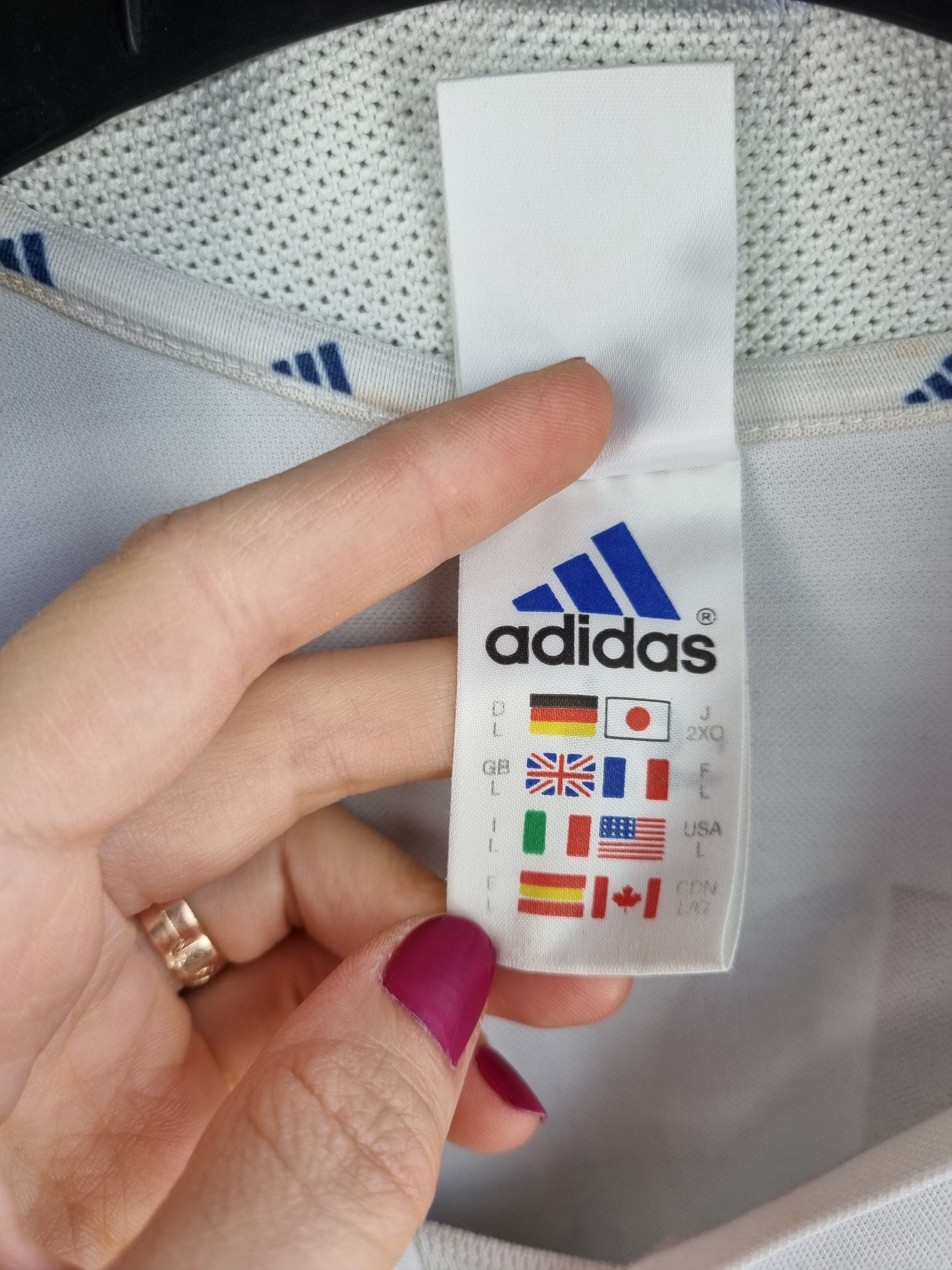 Adidas Zidane Real Madrid Adidas RMCF embroidered logo Jersey tee Size US L / EU 52-54 / 3 - 10 Thumbnail