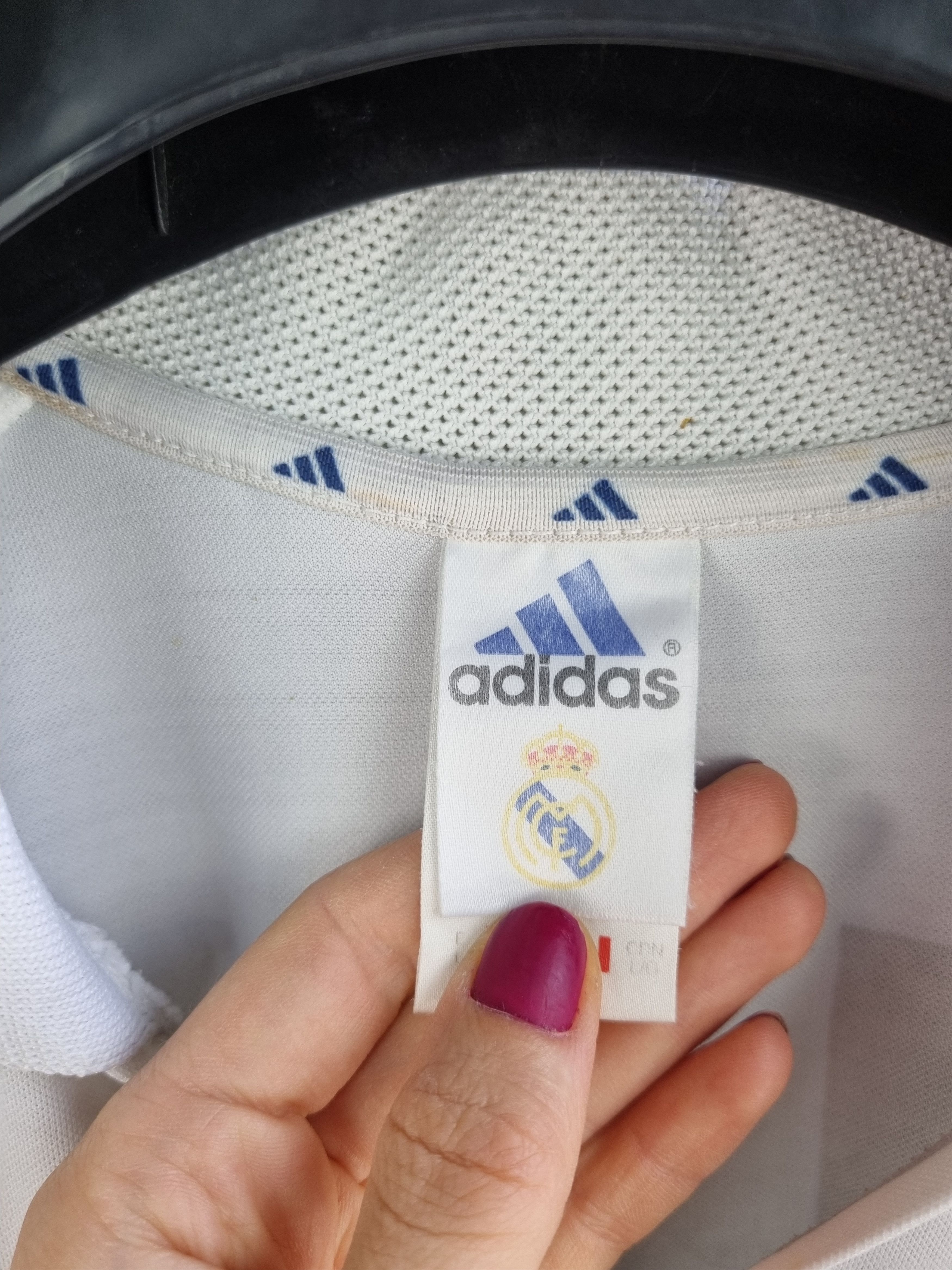 Adidas Zidane Real Madrid Adidas RMCF embroidered logo Jersey tee Size US L / EU 52-54 / 3 - 9 Thumbnail