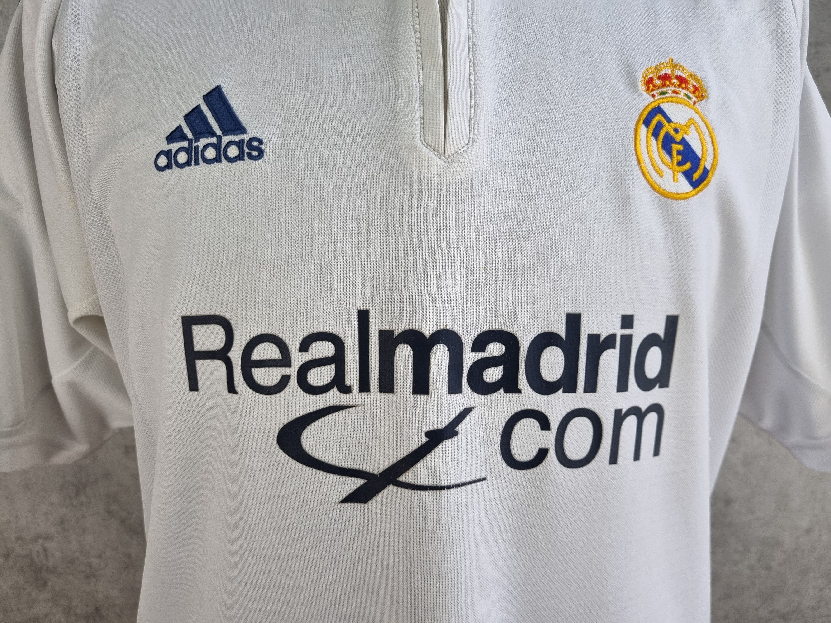Adidas Zidane Real Madrid Adidas RMCF embroidered logo Jersey tee Size US L / EU 52-54 / 3 - 7 Thumbnail