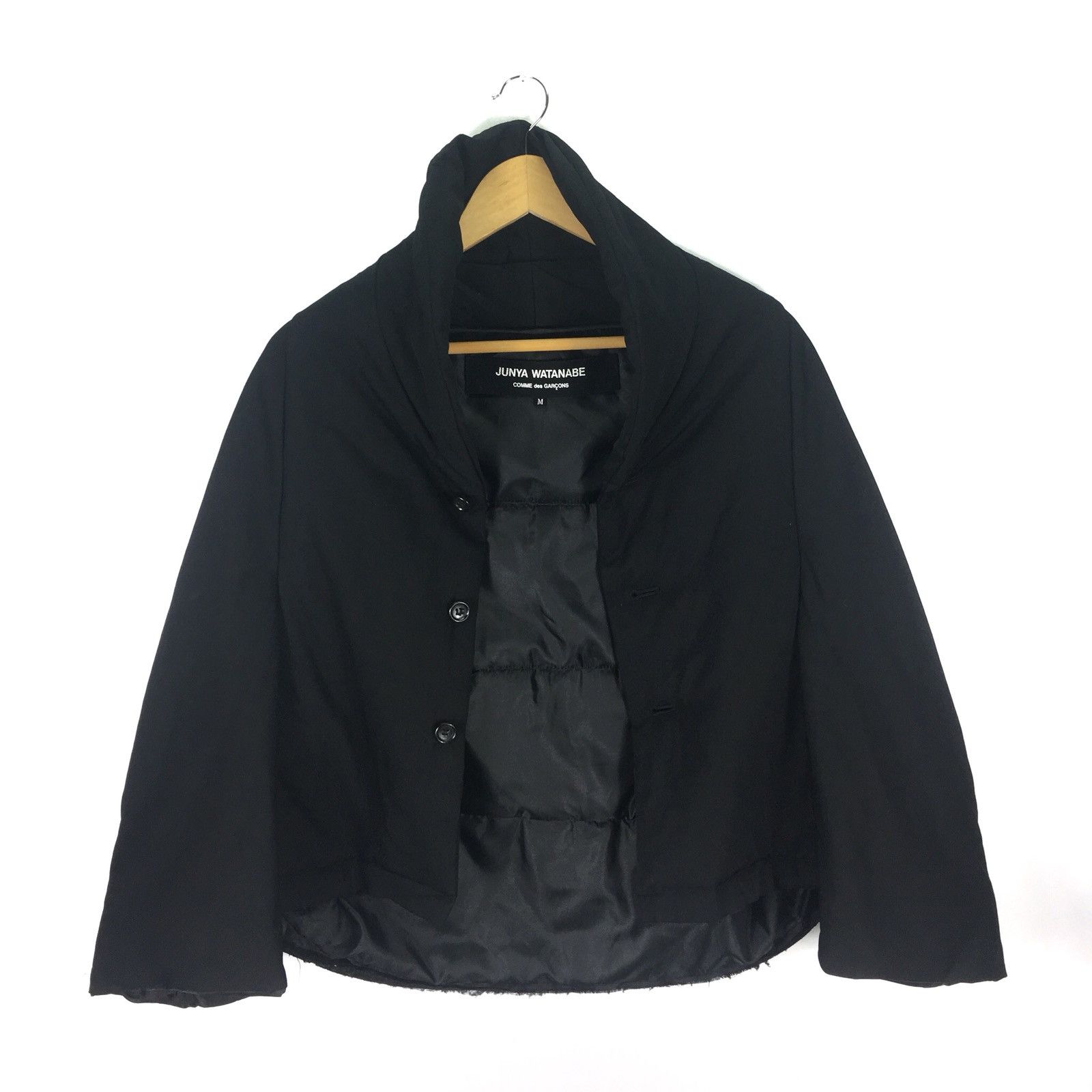 Comme des Garcons × Junya Watanabe × Rei Kawakubo Junya Watanabe for Comme Des Garcons. AD 2004, Padded Black Size M / US 6-8 / IT 42-44 - 3 Thumbnail