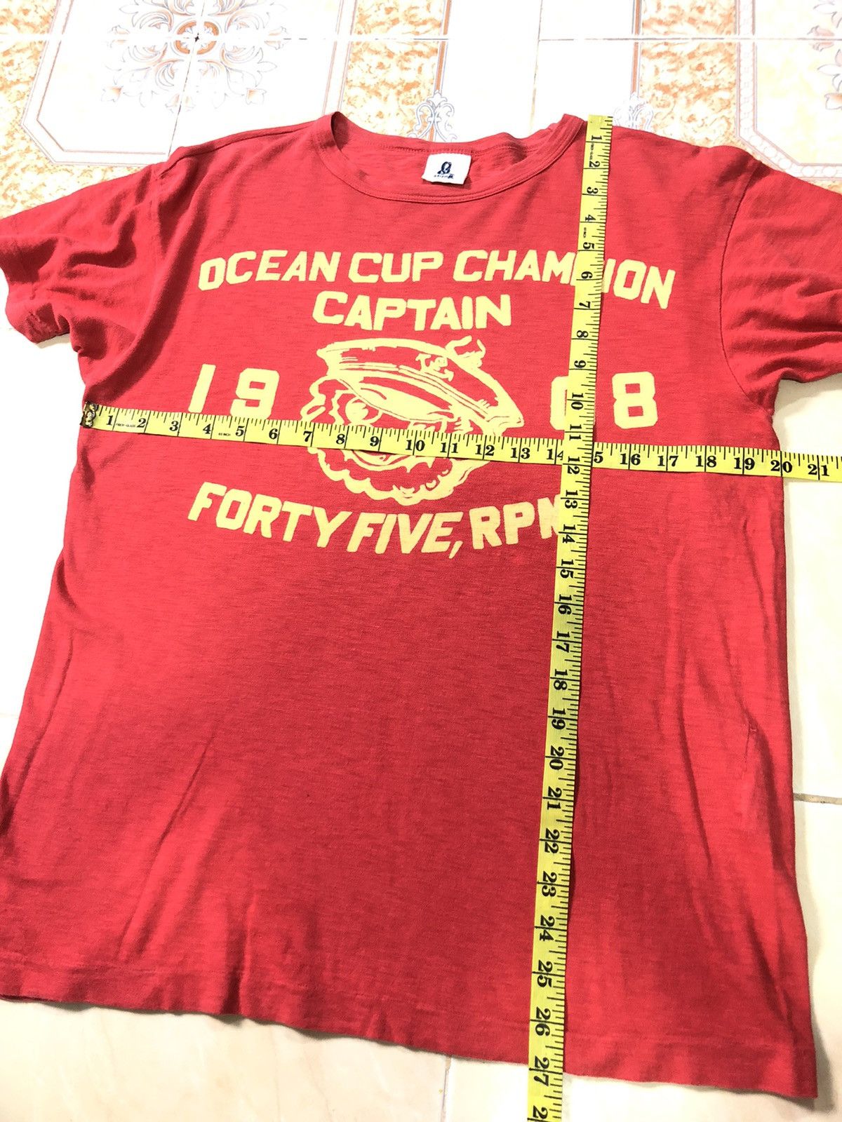 45rpm × Vintage VINTAGE 45rpm OCEAN CUP CHAMPION 1908 SHIRT Size US M / EU 48-50 / 2 - 7 Thumbnail