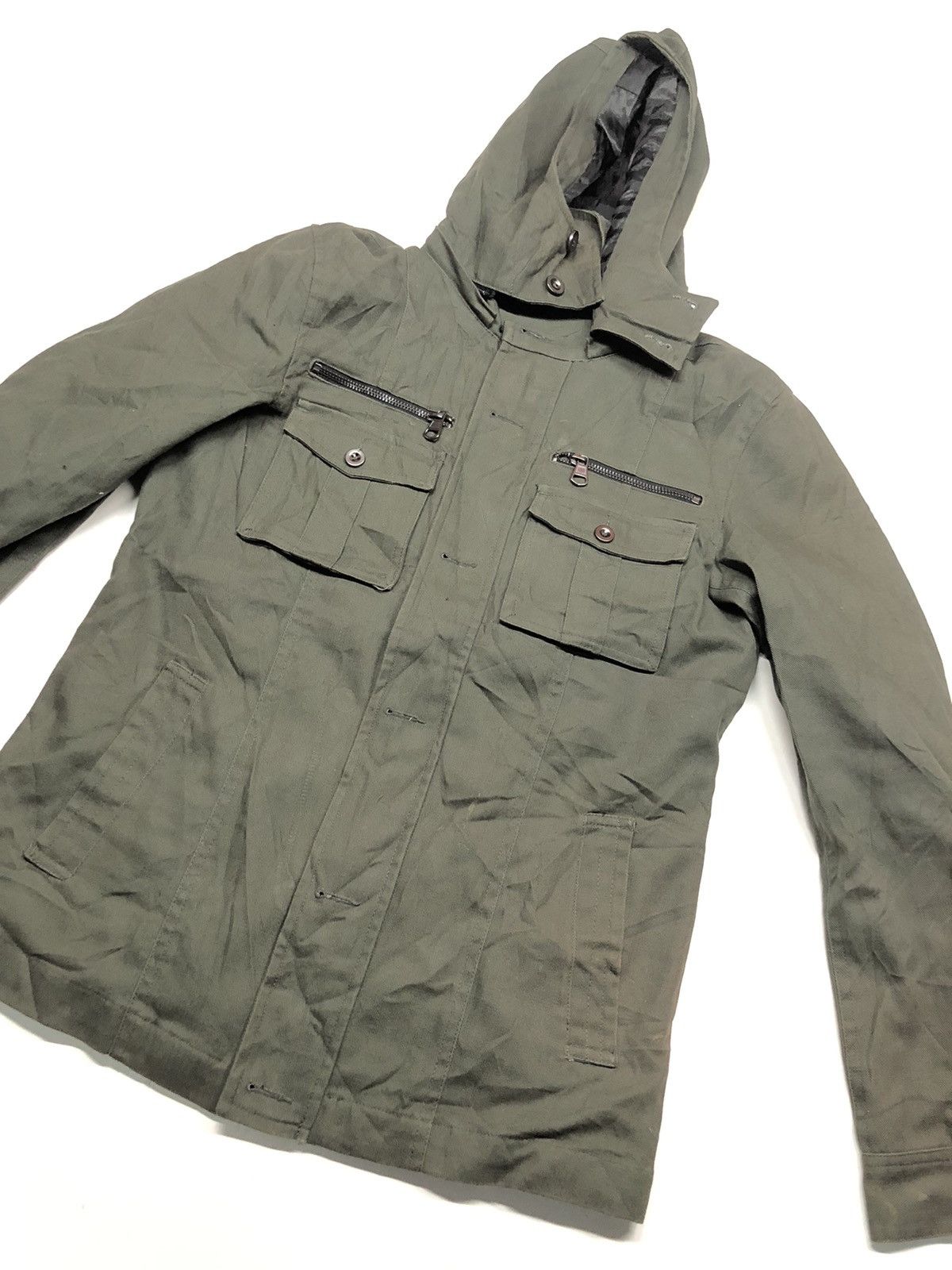In The Attic × Japanese Brand IN THE ATTIC PARKA ZIPER HODIE MILITARY STREET STYLE JACKET Size US M / EU 48-50 / 2 - 2 Thumbnail