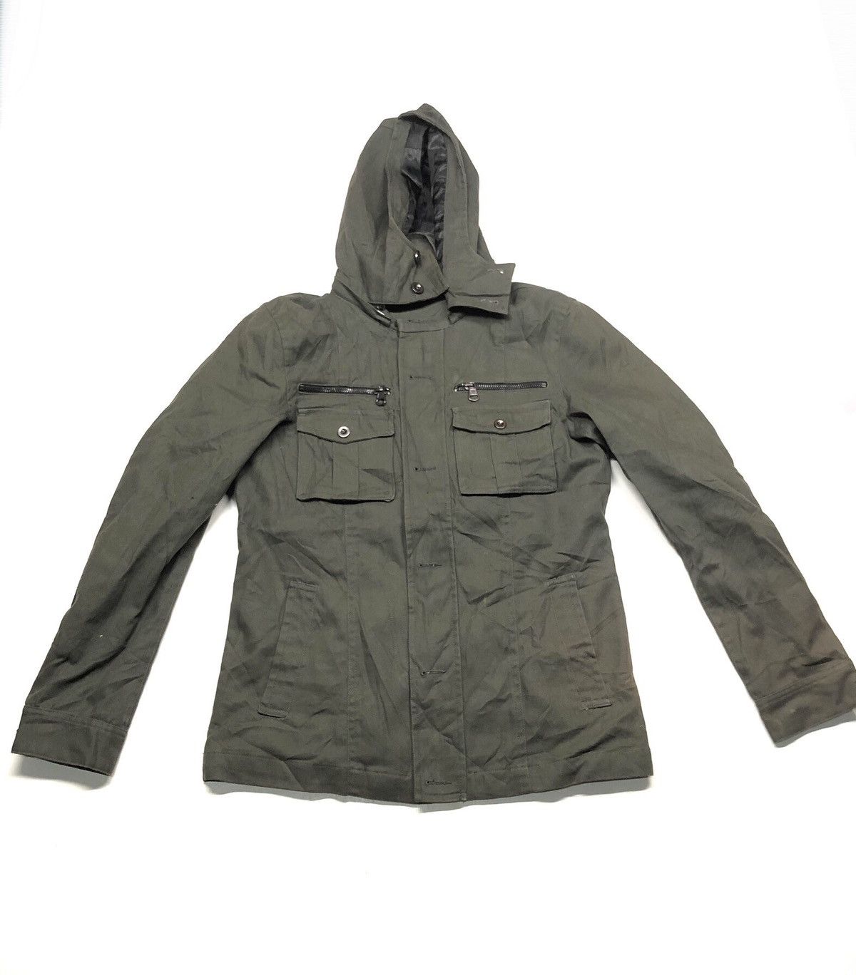 In The Attic × Japanese Brand IN THE ATTIC PARKA ZIPER HODIE MILITARY STREET STYLE JACKET Size US M / EU 48-50 / 2 - 1 Thumbnail