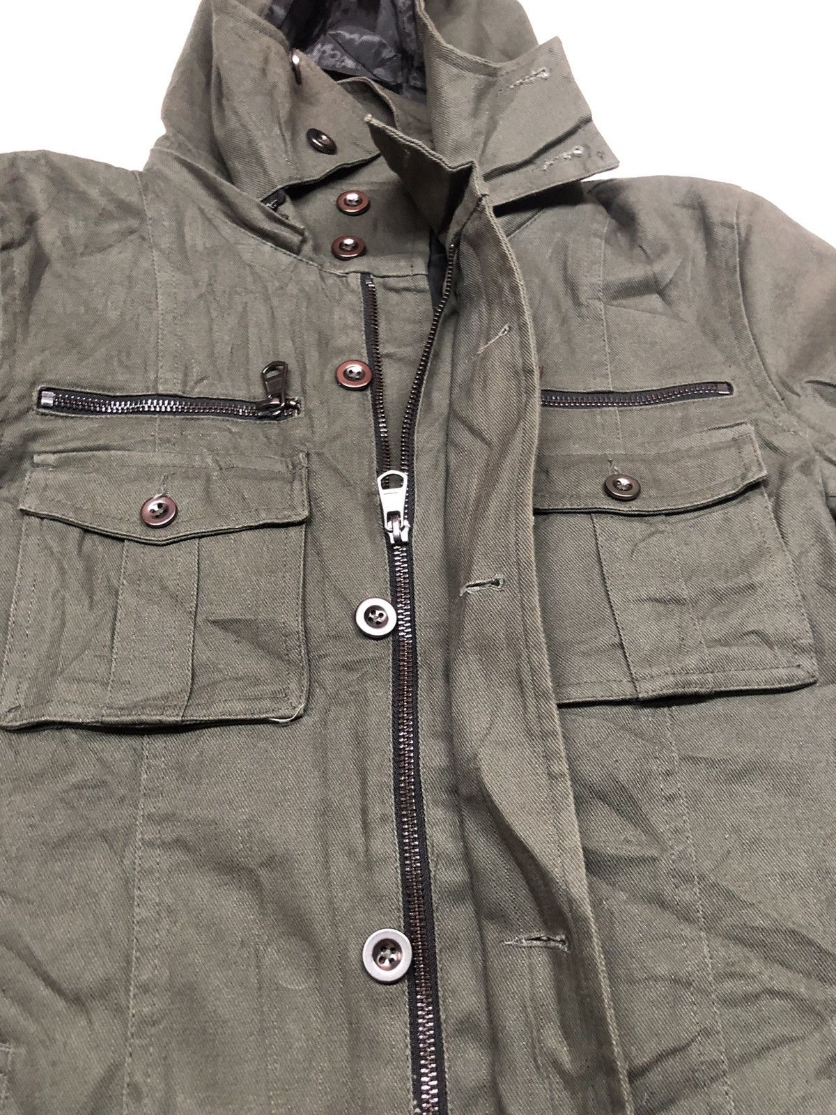 In The Attic × Japanese Brand IN THE ATTIC PARKA ZIPER HODIE MILITARY STREET STYLE JACKET Size US M / EU 48-50 / 2 - 3 Thumbnail