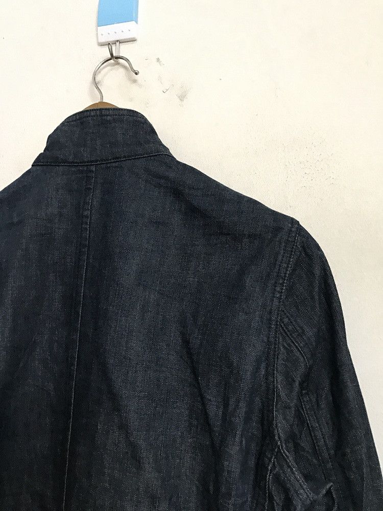 Japanese Brand Abahouse Japan Mandarin Collar Denim Jacket Size US M / EU 48-50 / 2 - 6 Thumbnail