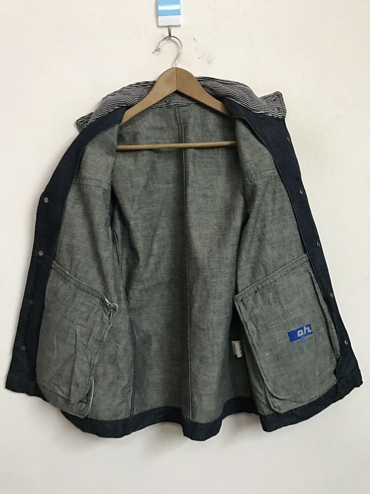 Japanese Brand Abahouse Japan Mandarin Collar Denim Jacket Size US M / EU 48-50 / 2 - 7 Thumbnail
