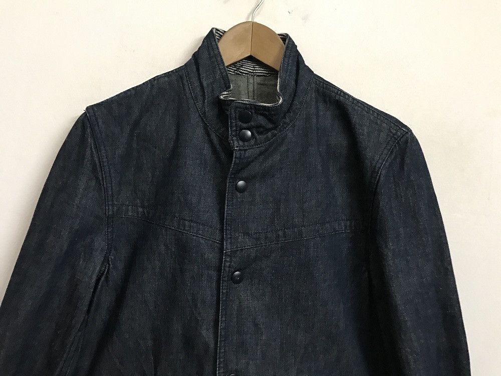 Japanese Brand Abahouse Japan Mandarin Collar Denim Jacket Size US M / EU 48-50 / 2 - 4 Thumbnail
