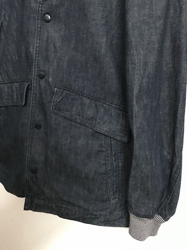 Japanese Brand Abahouse Japan Mandarin Collar Denim Jacket Size US M / EU 48-50 / 2 - 3 Thumbnail