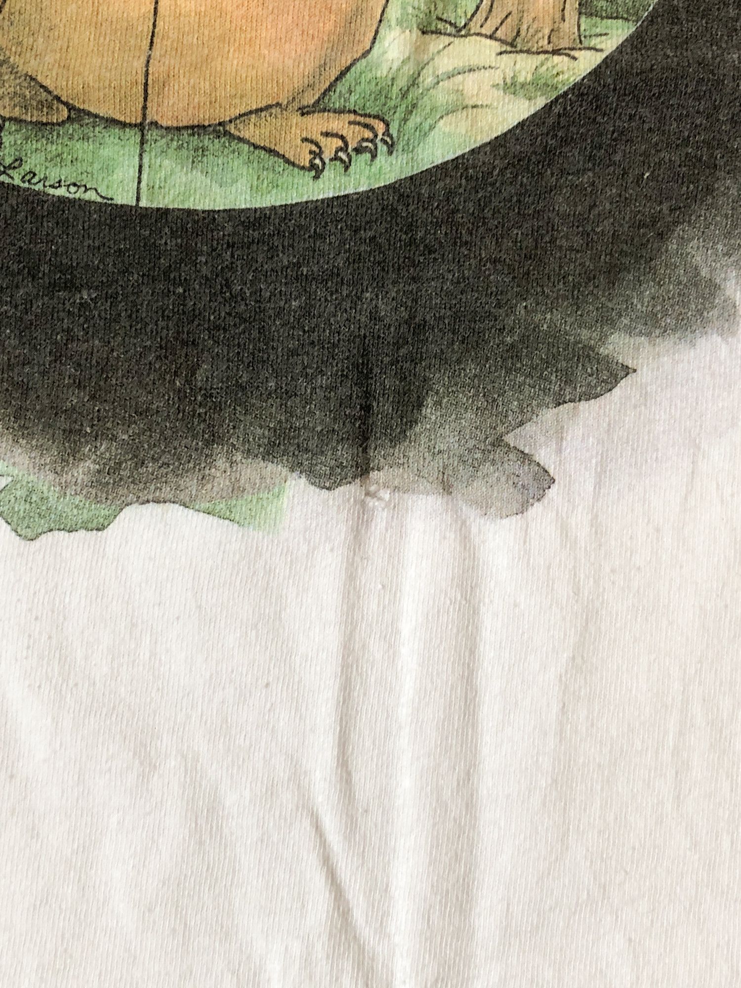 Vintage 1981 Single Stitch Boxy 'The Far Side' Funny T-Shirt Size US XL / EU 56 / 4 - 7 Thumbnail