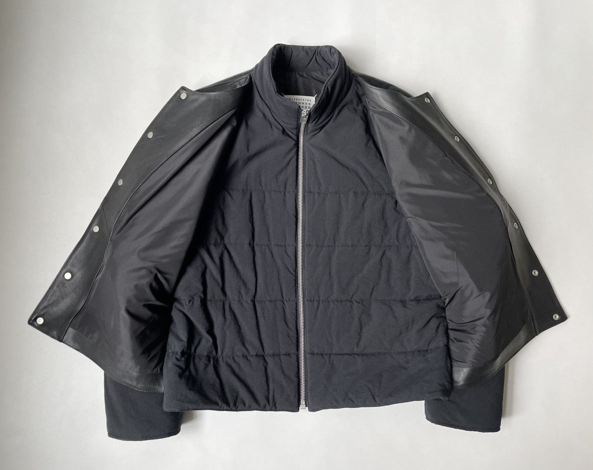 Maison Margiela A/W 17 Leather Front Moto Jacket Size US M / EU 48-50 / 2 - 10 Thumbnail