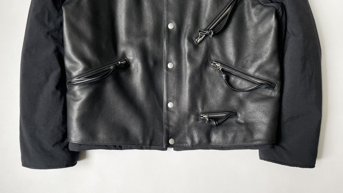 Maison Margiela A/W 17 Leather Front Moto Jacket Size US M / EU 48-50 / 2 - 5 Thumbnail