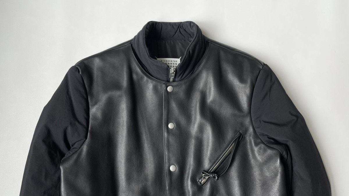 Maison Margiela A/W 17 Leather Front Moto Jacket Size US M / EU 48-50 / 2 - 2 Thumbnail