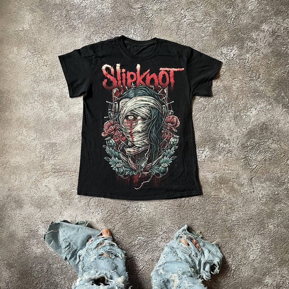 Band Tees Vintage Y2K SLIPKNOT Face Scream DEAD Creepy Horror Tee Size US S / EU 44-46 / 1 - 1 Thumbnail